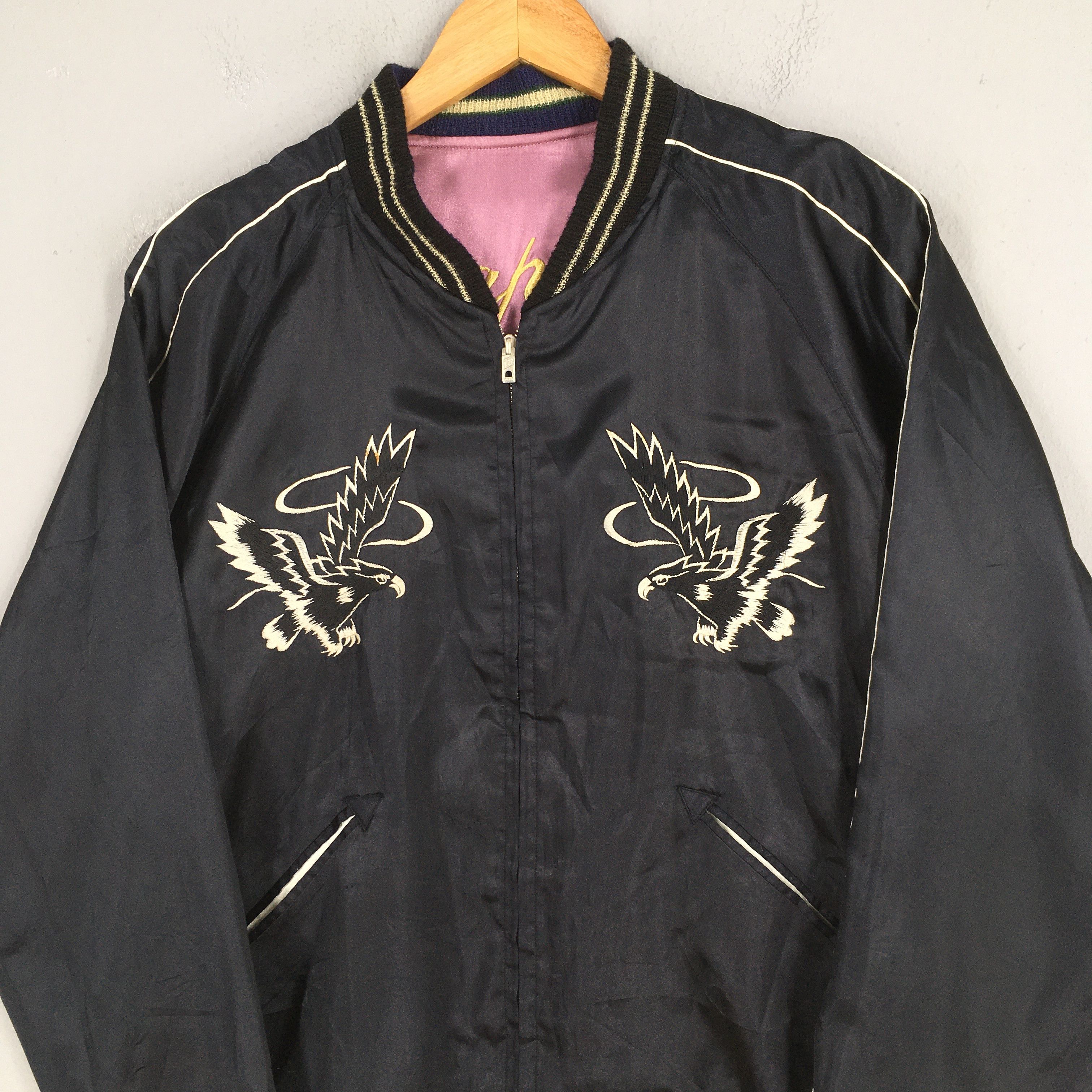 Japanese Brand Vintage Sukajan Phoenix Tailor Toyo Reversible Jacket L Size US L / EU 52-54 / 3 - 8 Thumbnail