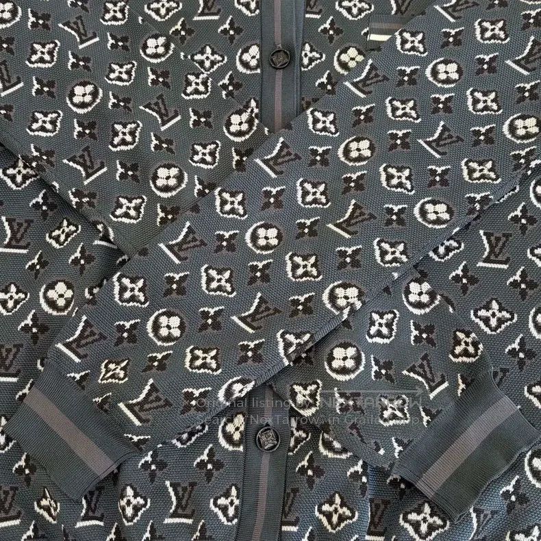 Louis Vuitton Louis Vuitton Printed Mulberry Silk Knitted Cardigan sweat Size M / US 6-8 / IT 42-44 - 6 Thumbnail