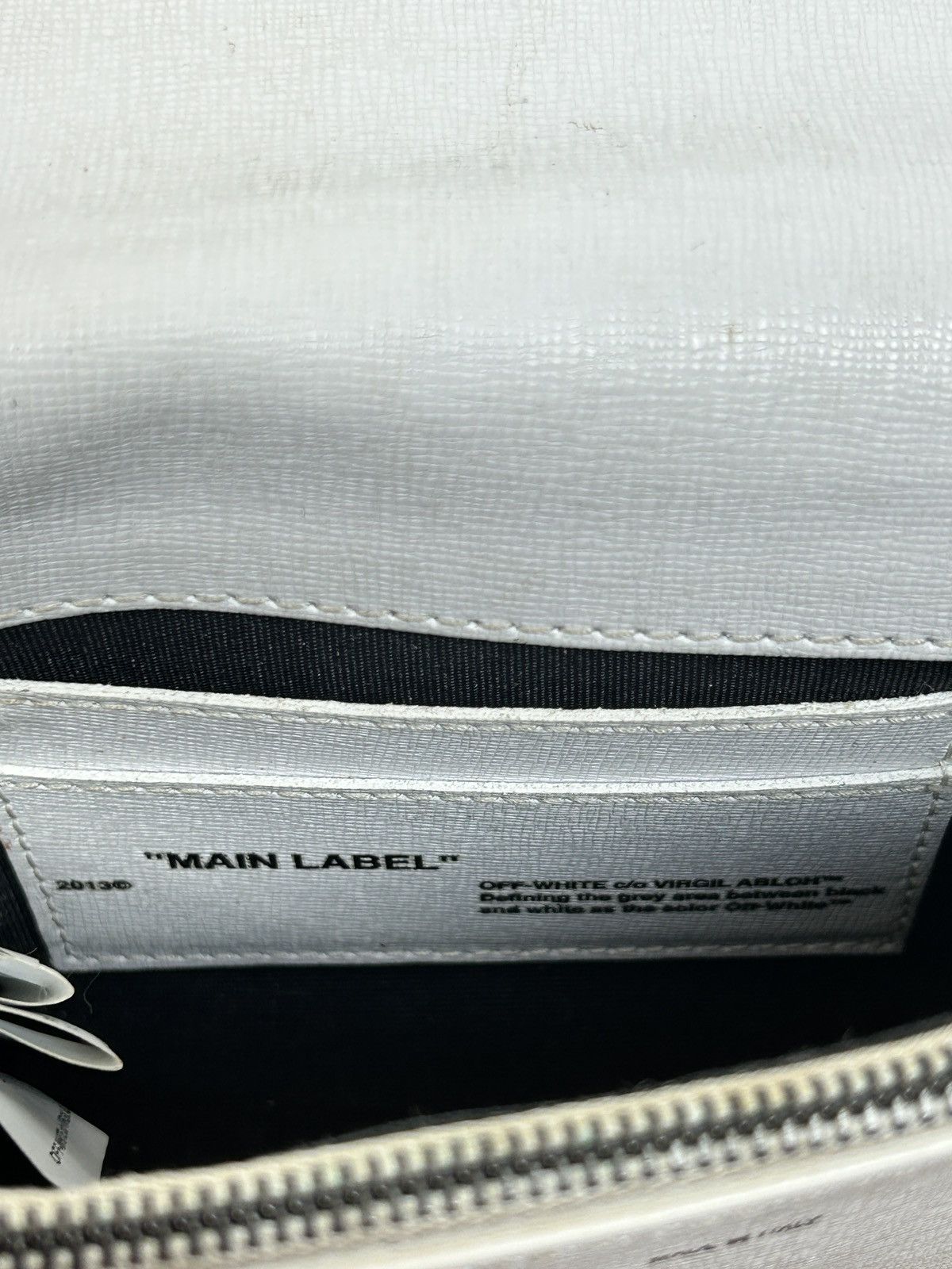 Off-White Off White Diag Crossbody Leather Bag Virgil Abloh Size ONE SIZE - 18 Thumbnail