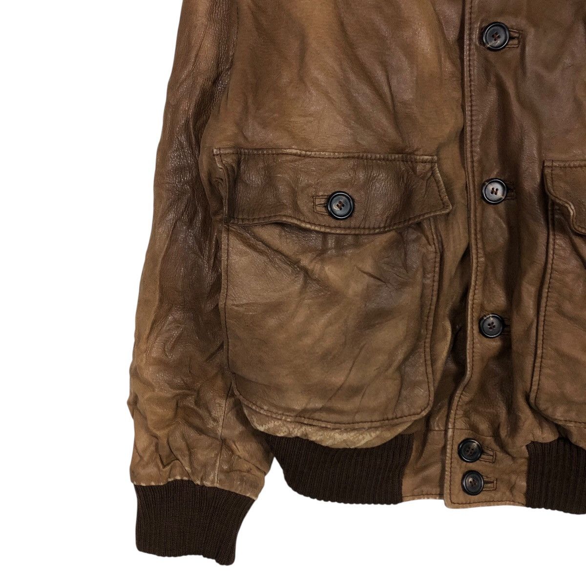 Japanese Brand 📌Vintage Biker Leather Jacket Campanile Blanket Issey Miyake Size US M / EU 48-50 / 2 - 5 Thumbnail