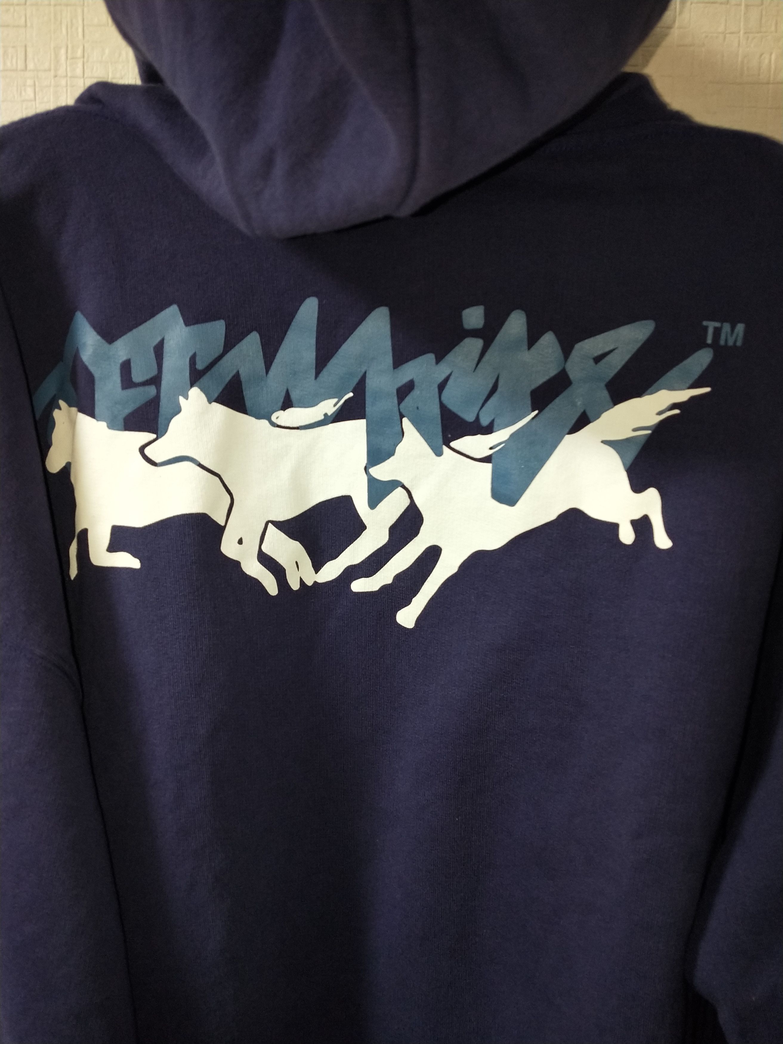Off-White Running Wolves Hoodie Size US S / EU 44-46 / 1 - 3 Thumbnail