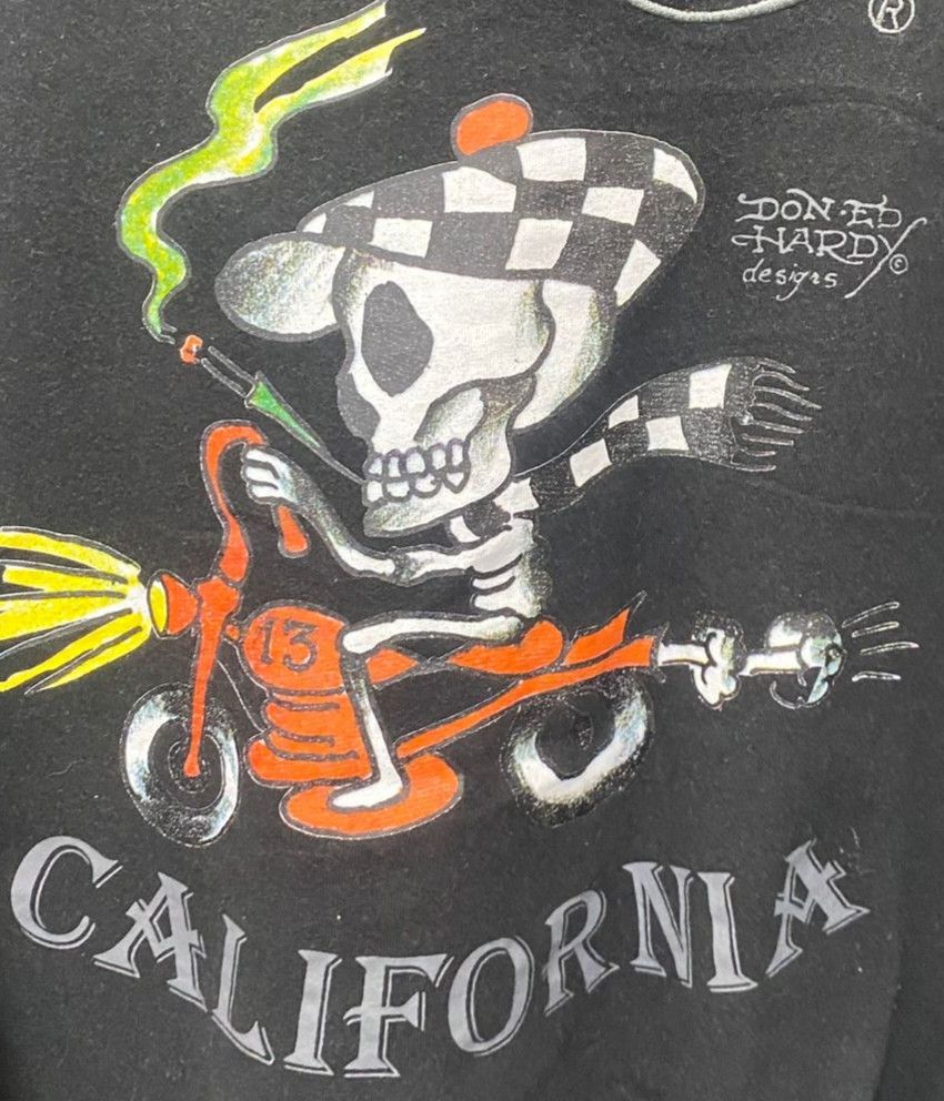 Ed Hardy Vintage Ed Hardy by Licensed by Ed Hardy Long Sleeve Shirt Size US XXL / EU 58 / 5 - 4 Thumbnail