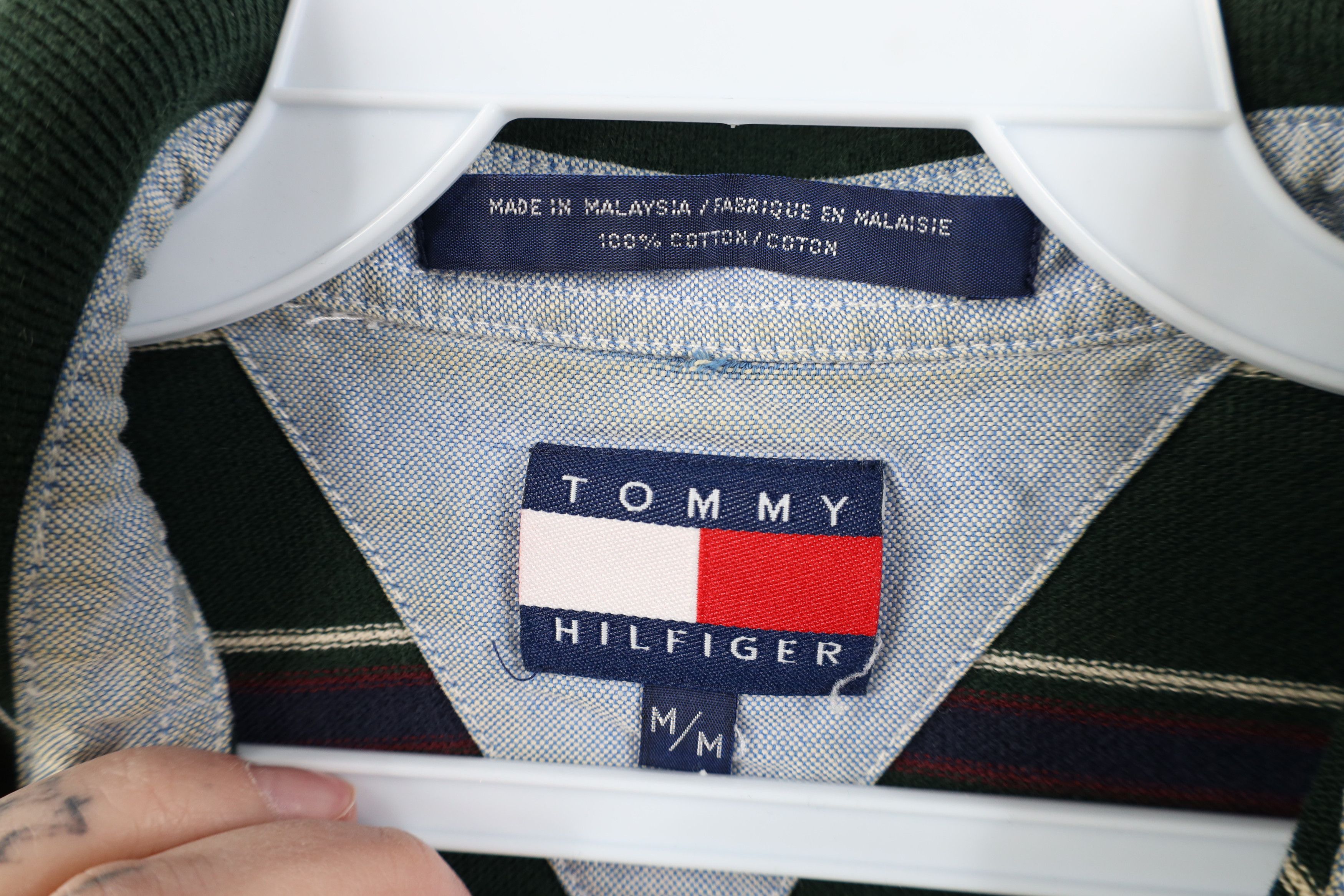 Tommy Hilfiger Vintage 90s Y2K Tommy Hilfiger Rugby Polo Shirt Cotton Size US M / EU 48-50 / 2 - 6 Thumbnail