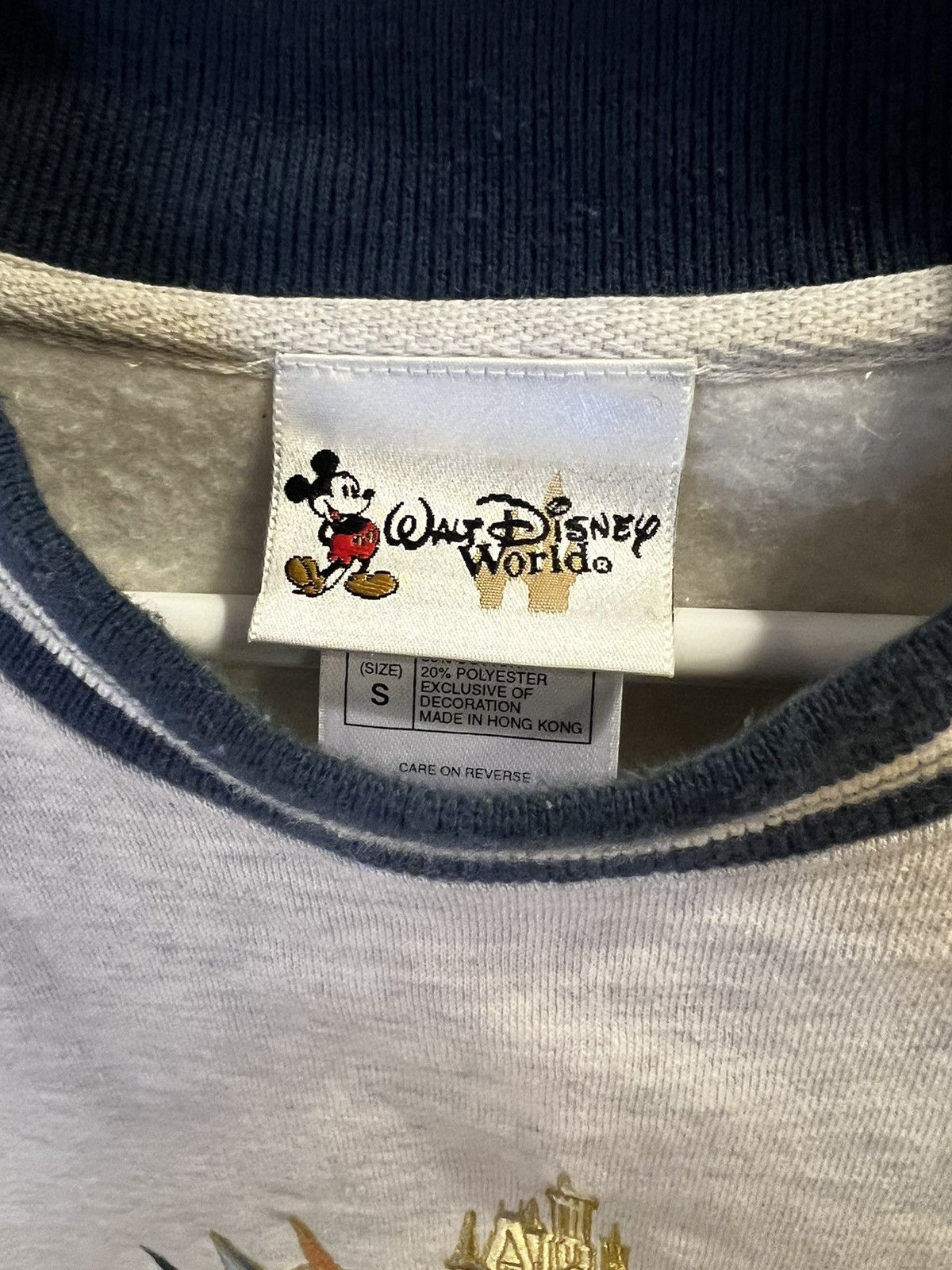 Disney × Vintage VTG 90’s Disney Mickey World Tour Embroidered Crewneck Size US S / EU 44-46 / 1 - 6 Thumbnail