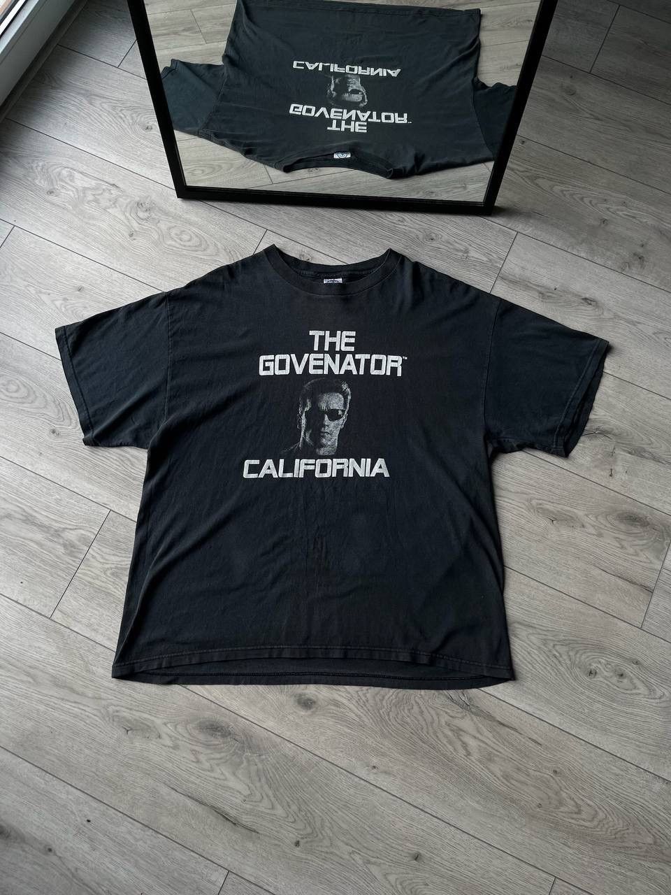 Vintage Vintage The Govenator California Boxy Humor T-shirt Y2K XL Size US XL / EU 56 / 4 - 3 Thumbnail