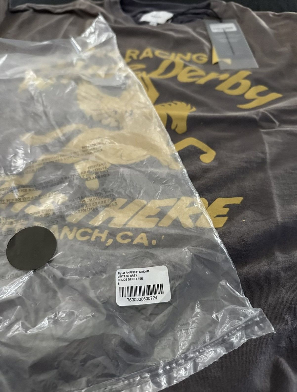 Rhude Rhude Derby Racing Tee Size US S / EU 44-46 / 1 - 6 Thumbnail
