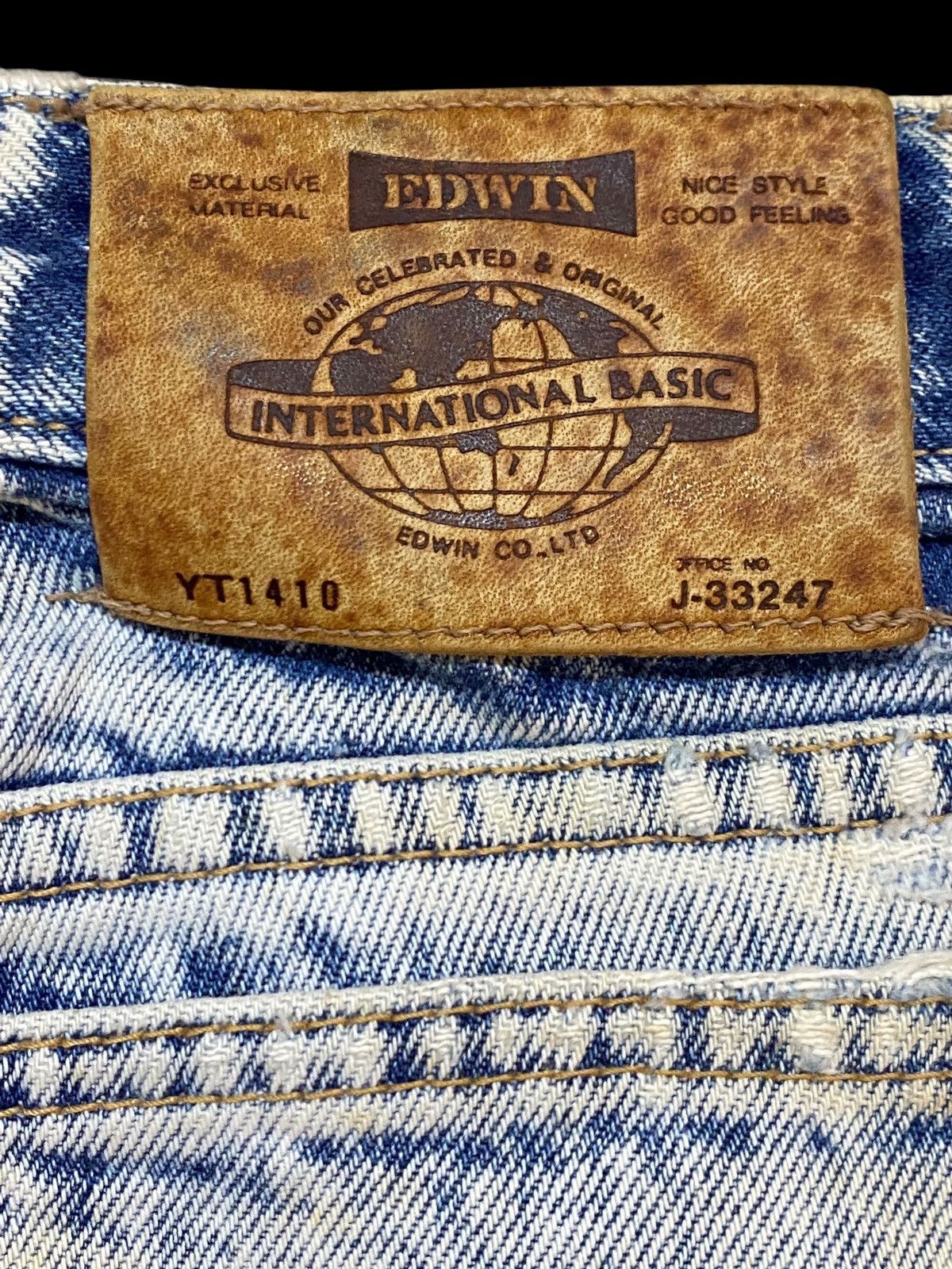 Edwin Vintage Edwin International Basic Acid Wash Distressed Jeans Size US 29 - 16 Thumbnail
