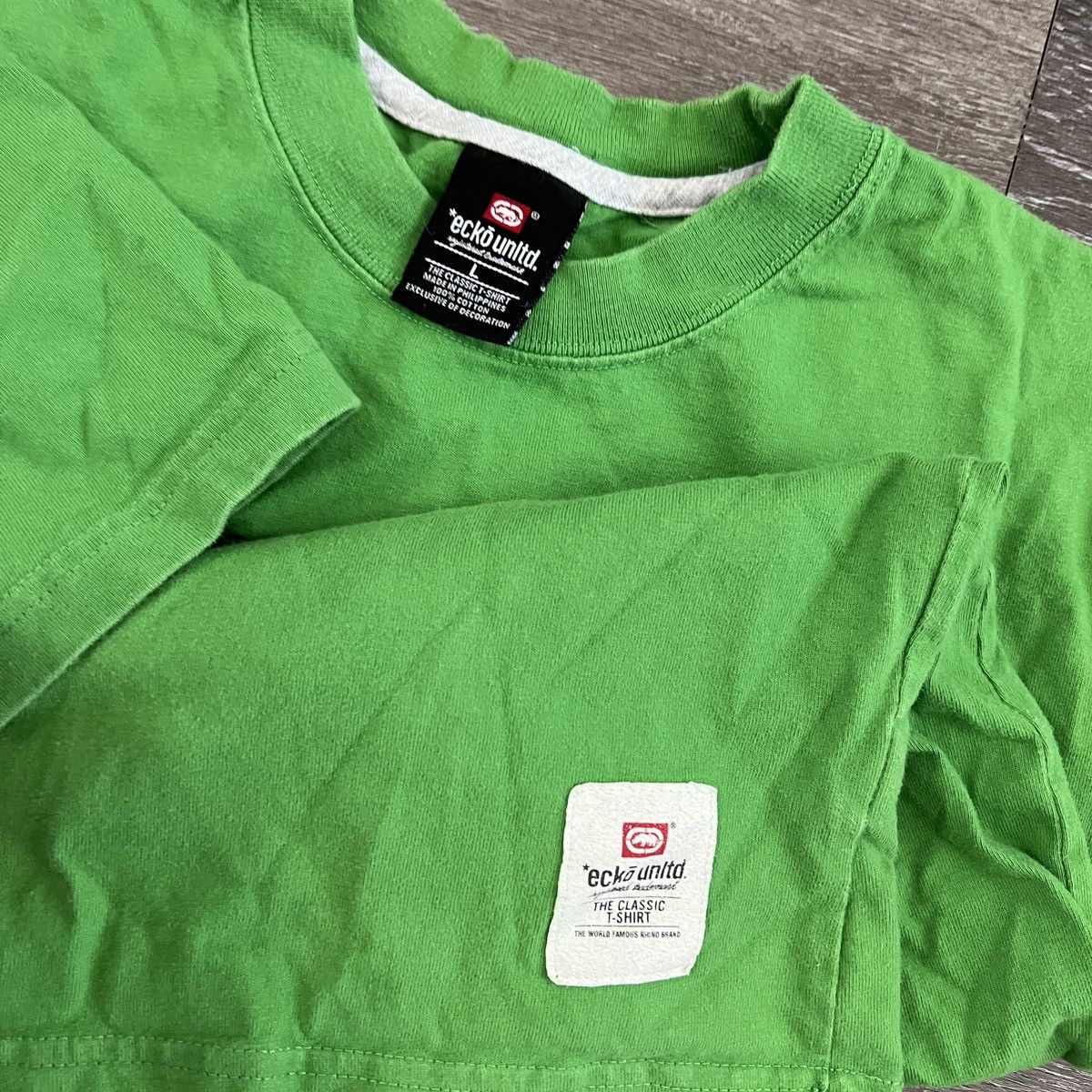 Ecko Unltd. Crazy Vintage Ecko cropped skater t shirt Size US XS / EU 42 / 0 - 3 Thumbnail