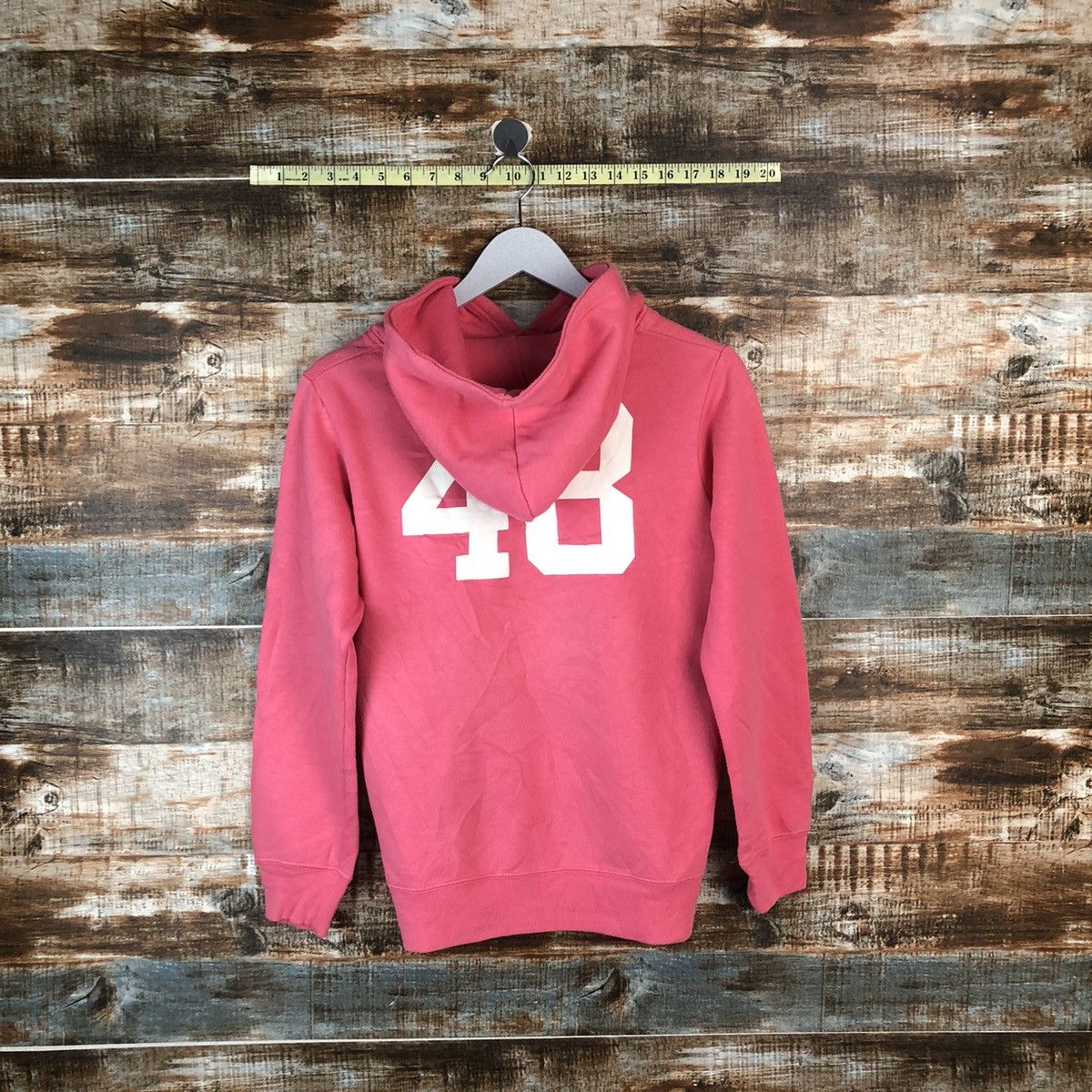 Japanese Brand BPKT11970 University New York Pink Hoodie #A2018 Size US S / EU 44-46 / 1 - 16 Thumbnail