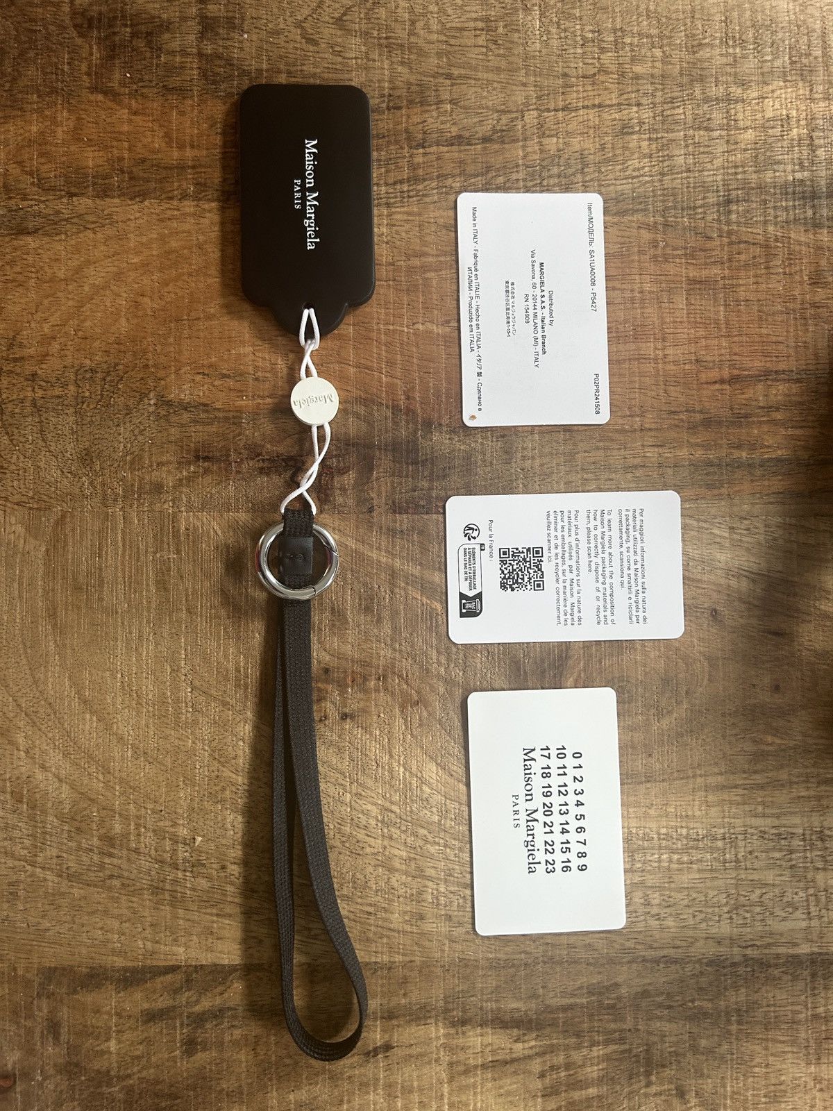 Maison Margiela Maison margiela key ring accessory logo designer italy chain Size ONE SIZE - 3 Thumbnail