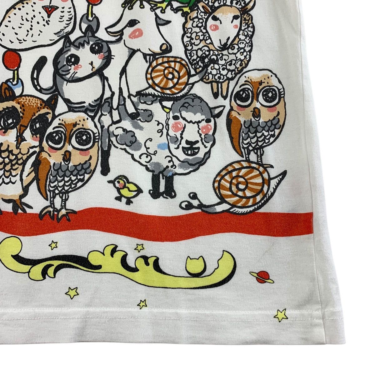 Issey Miyake × Japanese Brand × Tsumori Chisato TSUMORI CHISATO art cartoon overprinted tee Size US M / EU 48-50 / 2 - 8 Thumbnail