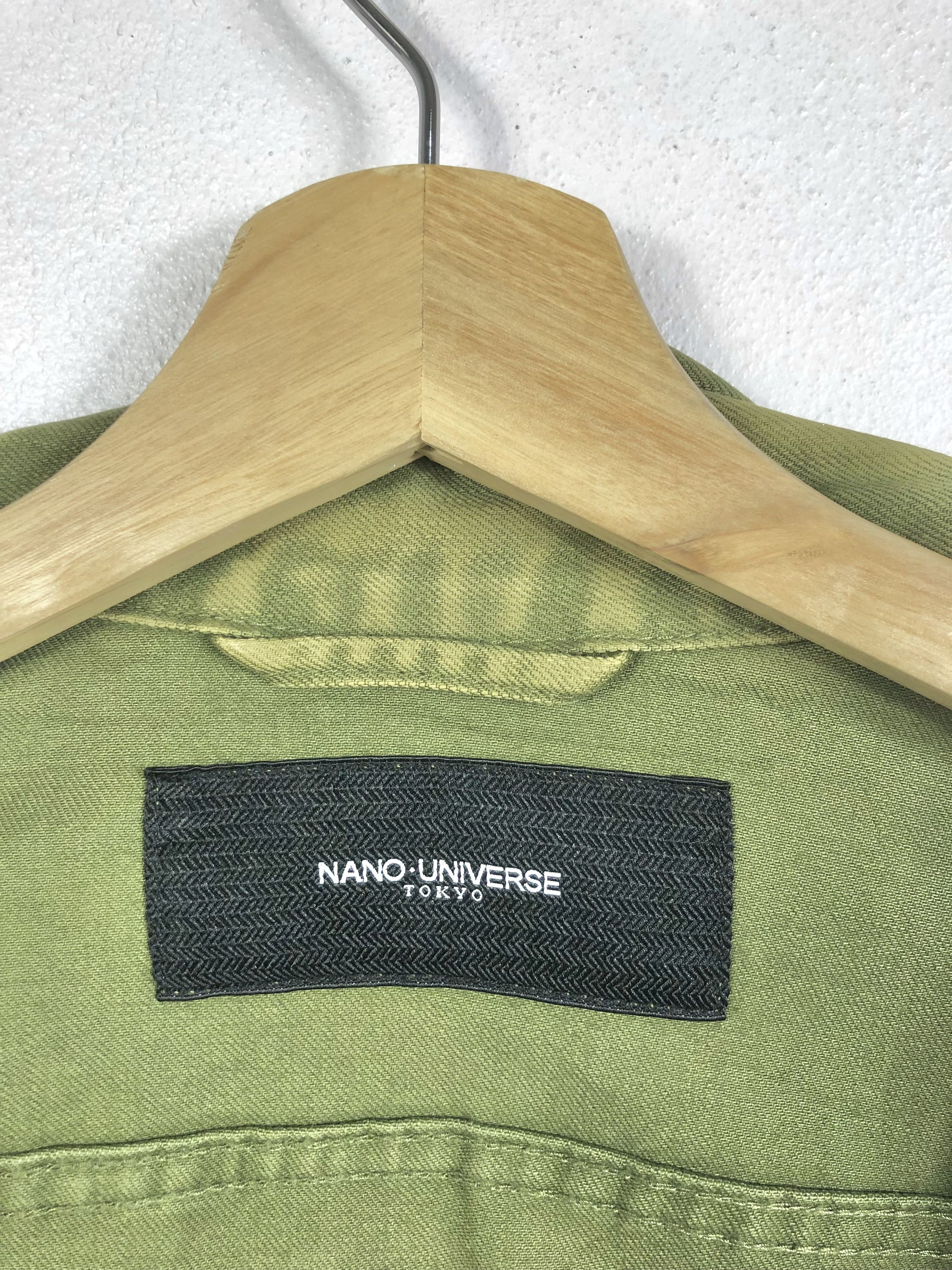 NANO universe Rare Nano Universe Japan Denim Military Button Jacket Size US M / EU 48-50 / 2 - 10 Thumbnail