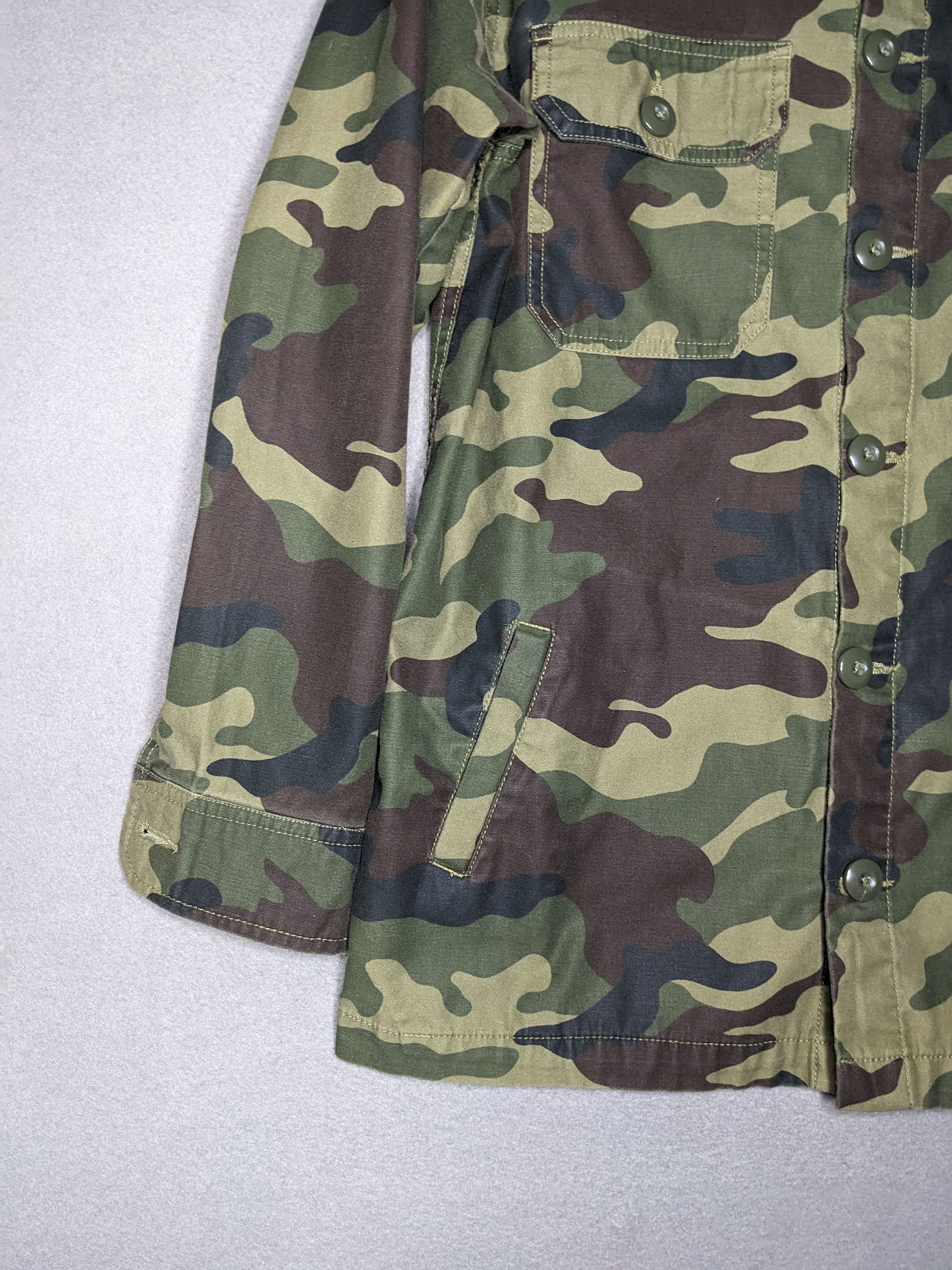 Obey Obey Woodland Camo Field Jacket Mens Small Military Shirt Size US S / EU 44-46 / 1 - 4 Thumbnail