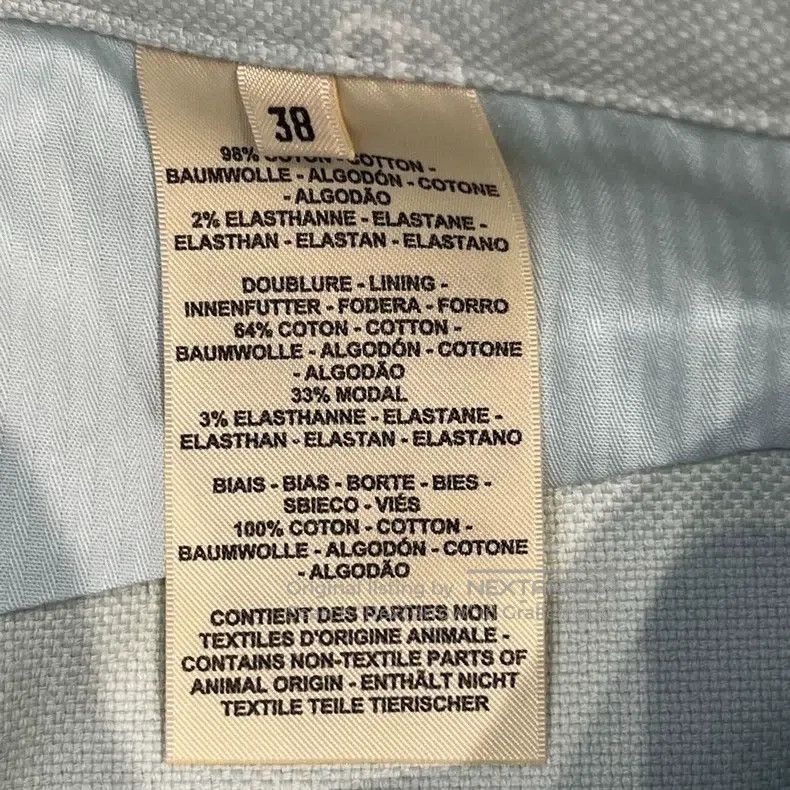 Hermes Hermes Pig Nose Printed Denim Short Skirt Size 25" / US 0 / IT 36 - 4 Thumbnail