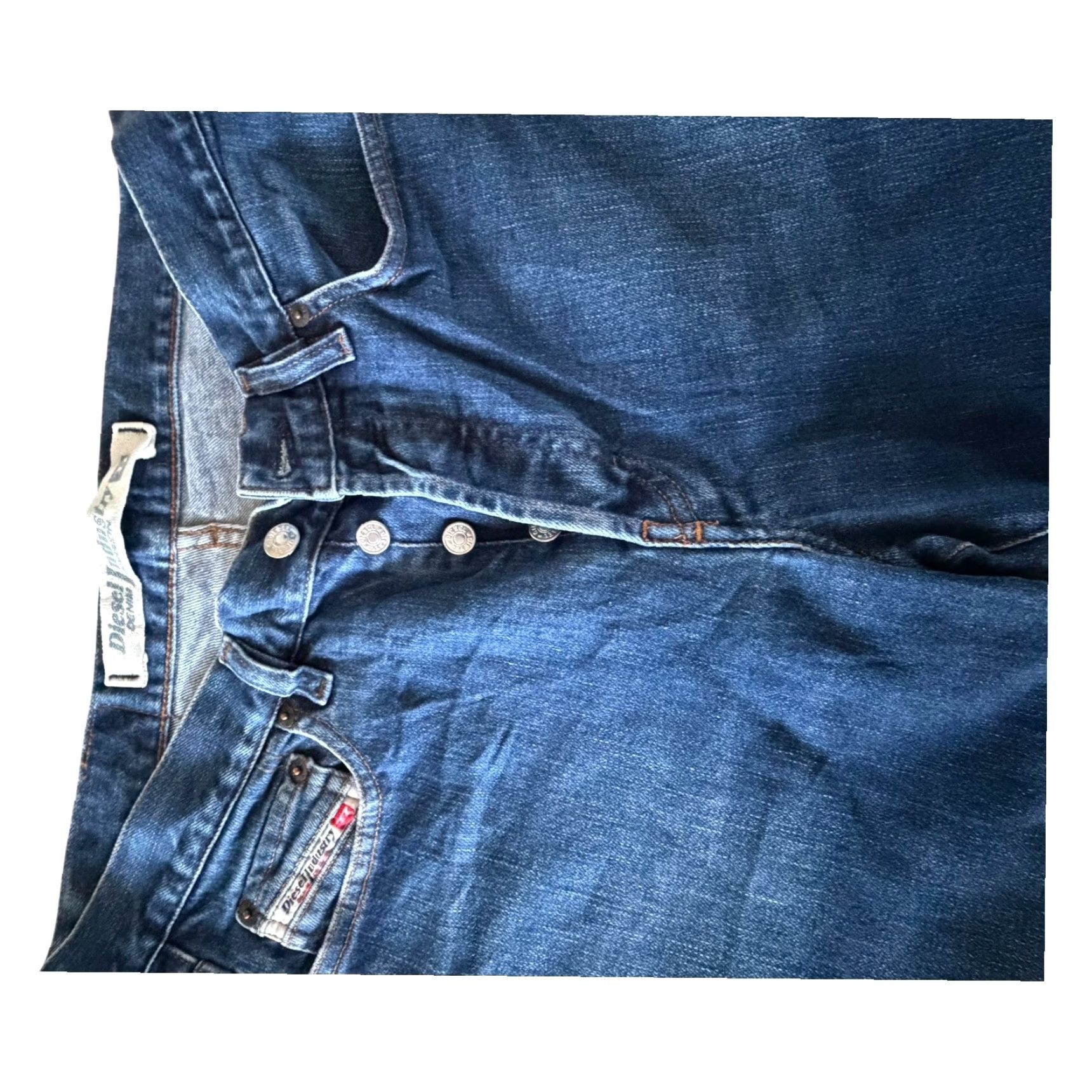 Diesel Diesel J e a n s Kulter Blue Stretch Button Fly W34 L32 Made in Italy Mens 5-Pocket Denim Cotton Size US 34 / EU 50 - 4 Thumbnail