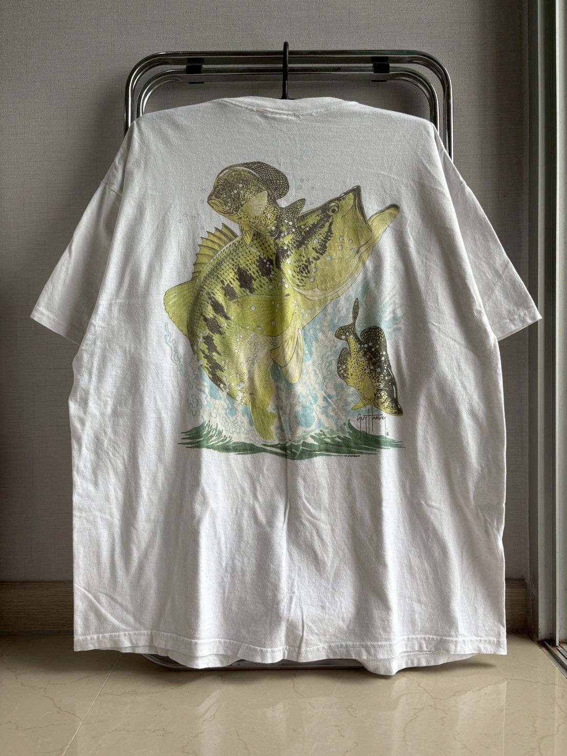 Guy Harvey VINTAGE Guy Harvey Shirt Men White 90s Shirt Size US M / EU 48-50 / 2 - 2 Thumbnail