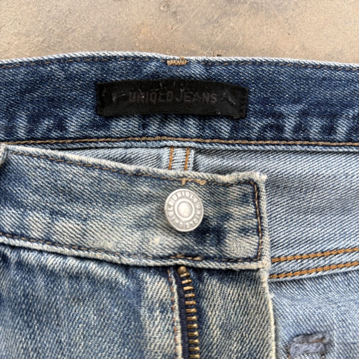 Japanese Brand Vintage Japanese faded jeans denim pants Size US 35 - 7 Thumbnail
