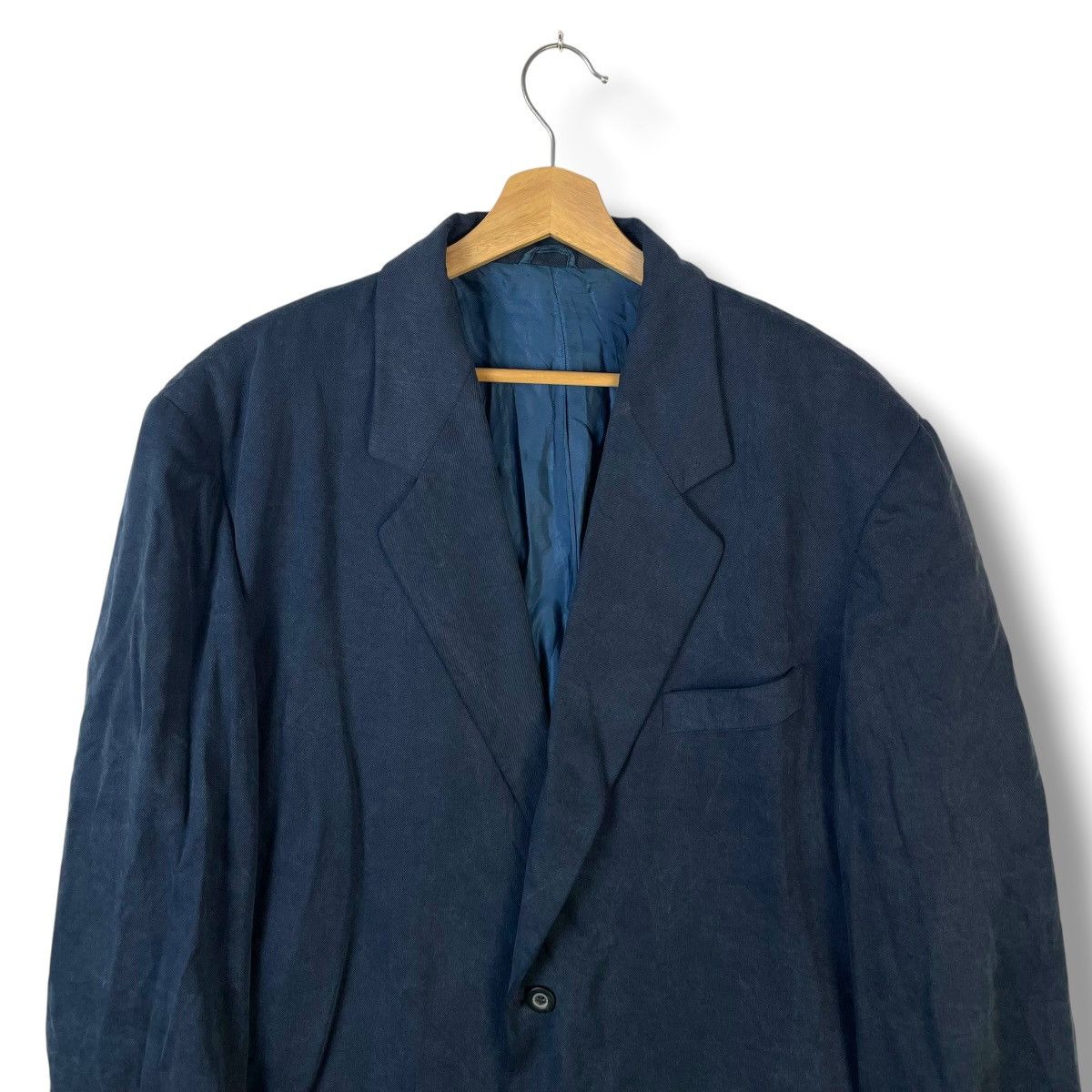 Krizia Uomo KRIZIA UOMO BLAZER JACKET MADE IN ITALY Size US XXL / EU 58 / 5 - 5 Thumbnail