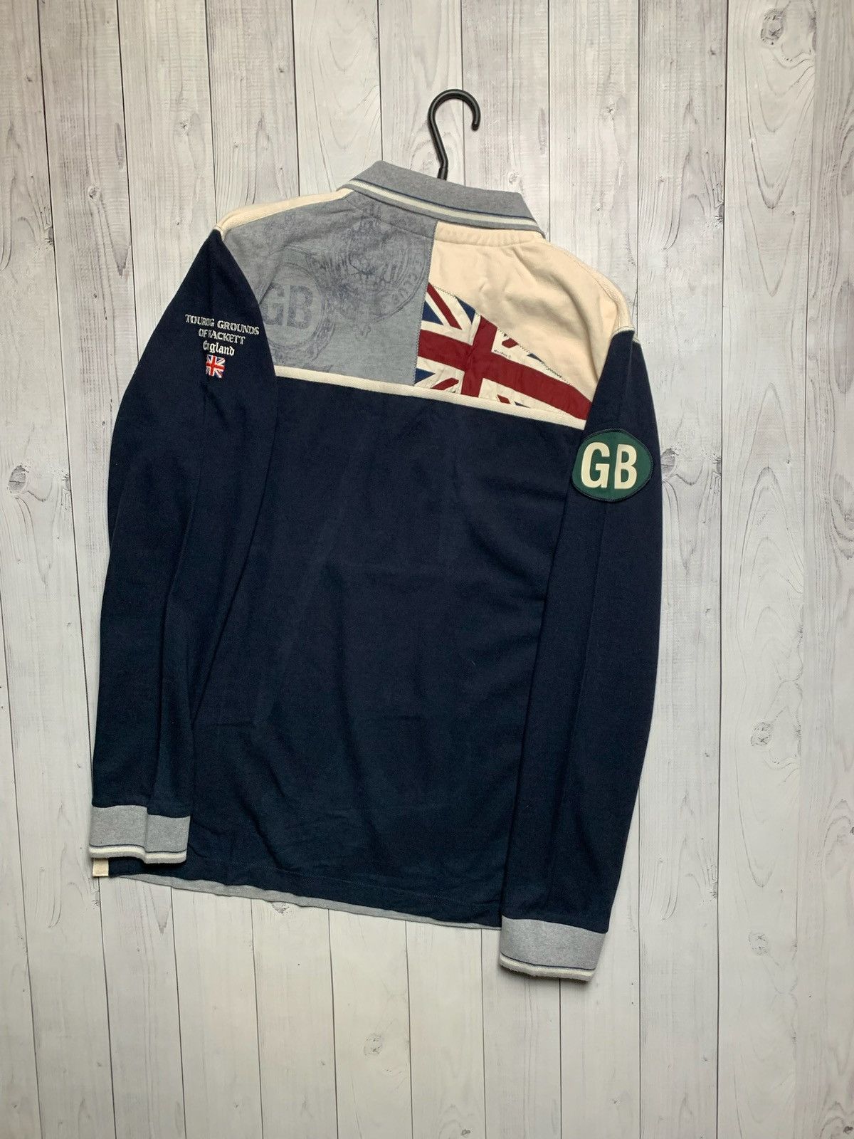 Hackett × Vintage Vintage Hackett Aston Martin racing rugby shirt jersey rare Size US XL / EU 56 / 4 - 2 Thumbnail