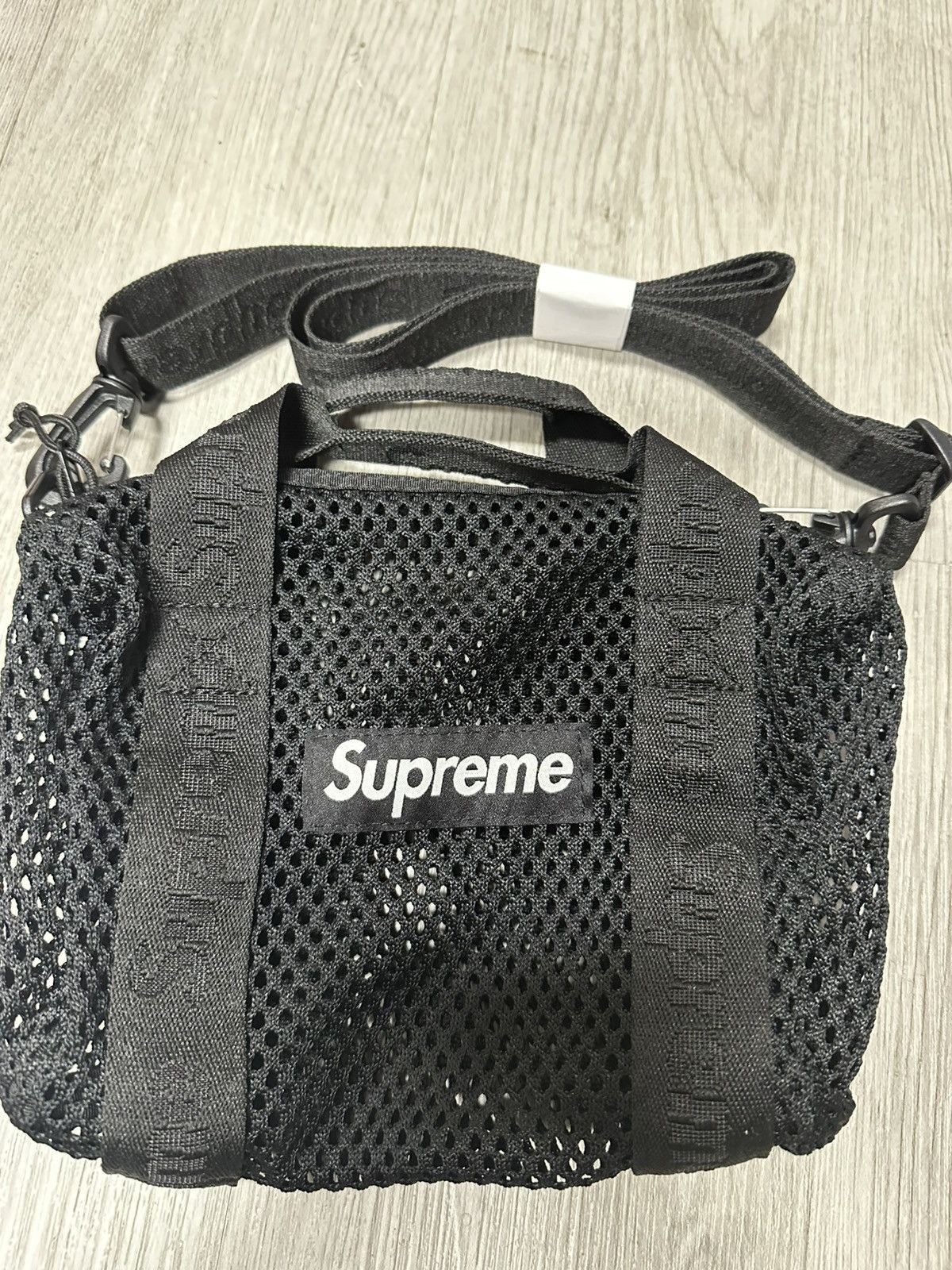 Supreme Supreme Mesh Bag ‘Black’ Size ONE SIZE - 1 Thumbnail