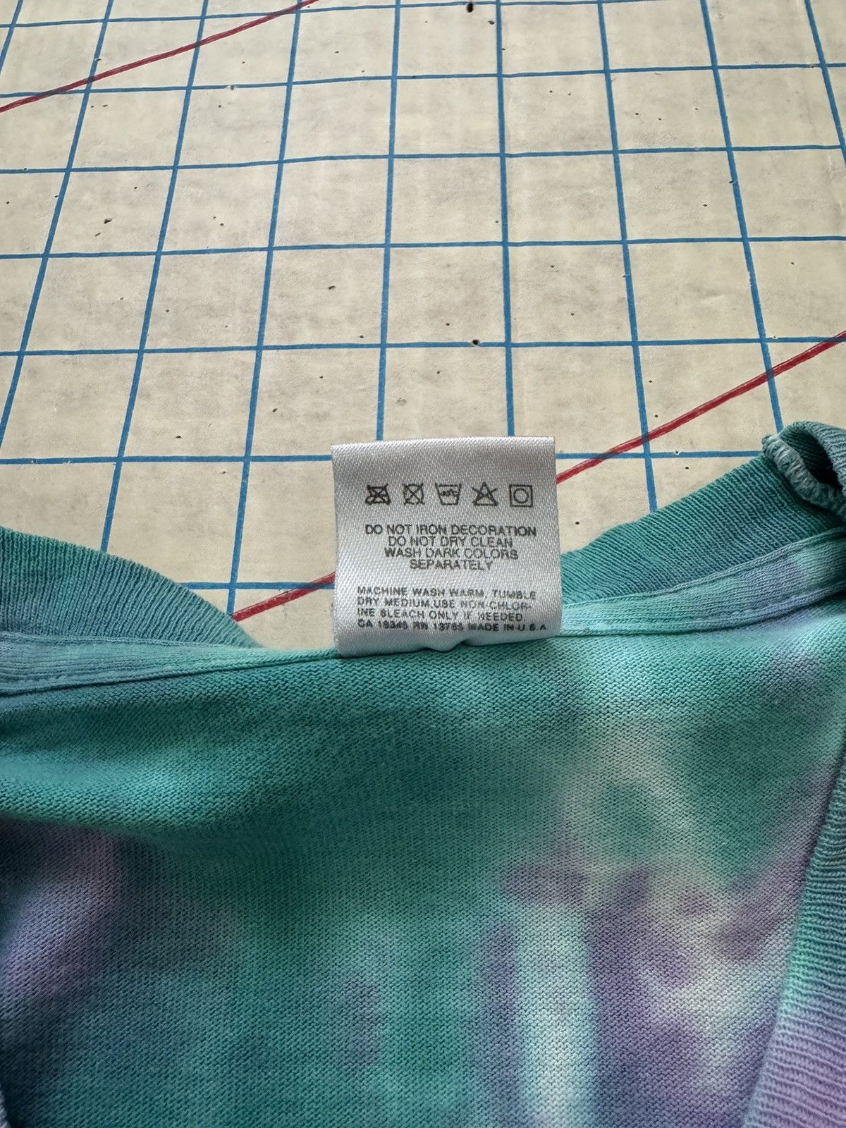 Band Tees × Vintage Vintage Woodstock 94 Tie Dye No Fade Away Rock Tee XXL Size US XXL / EU 58 / 5 - 10 Thumbnail
