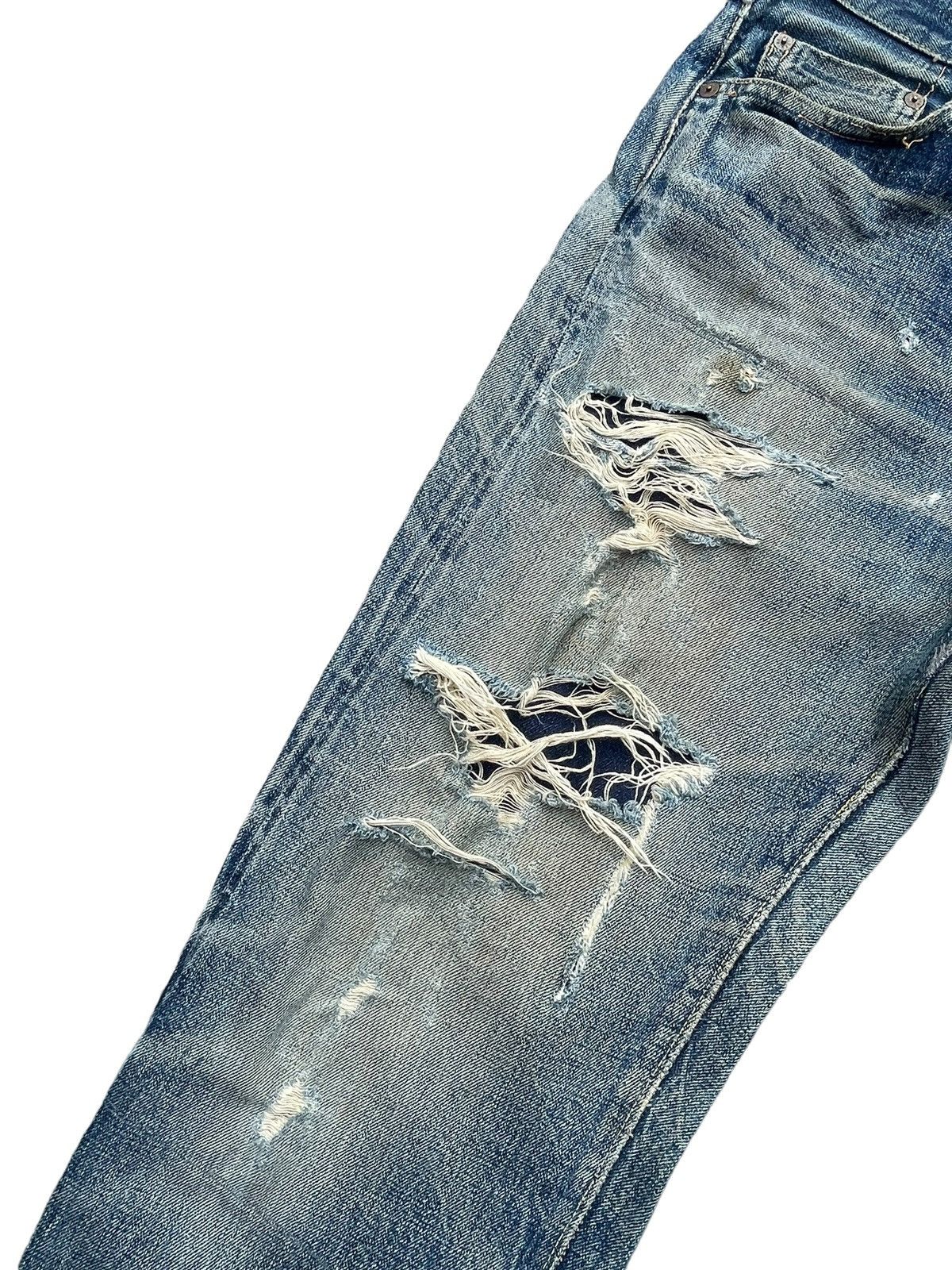 Denime × Vintage Vintage Denime Selvedge Distresed Denim Size US 32 / EU 48 - 6 Thumbnail