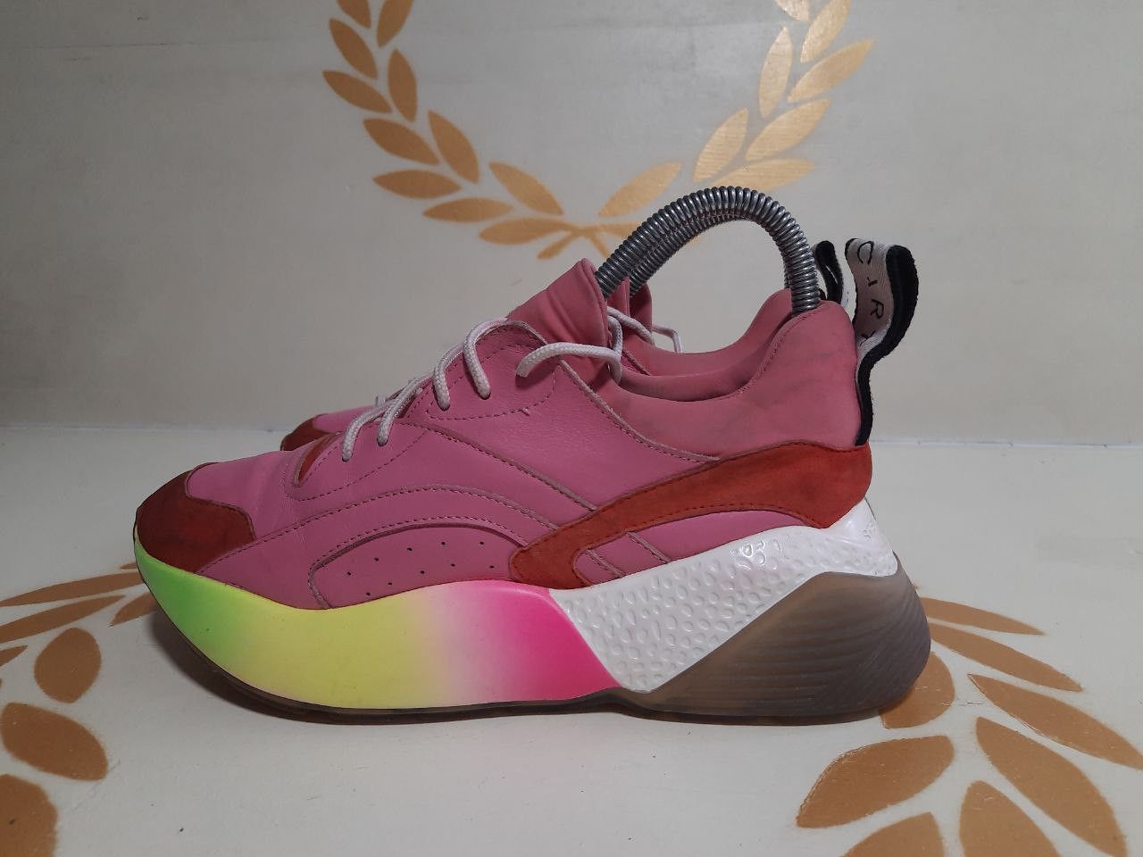 Designer × Stella McCartney Stella McCartney Eclypse Rainbow Sneakers Size US 7.5 / IT 37.5 - 2 Thumbnail