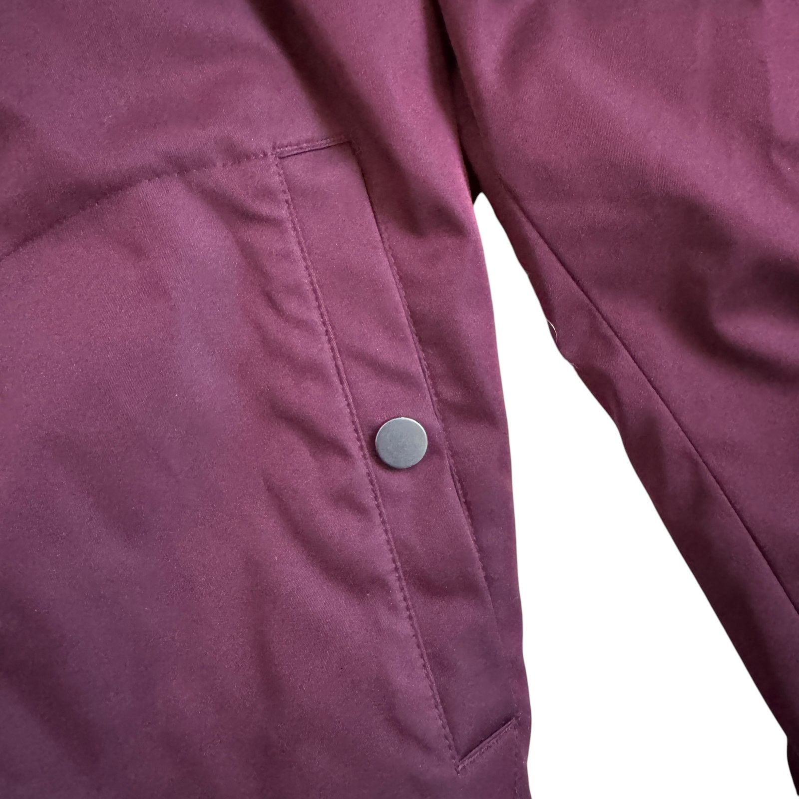 Vince Vince Satin Bomber Jacket Maroon Size US L / EU 52-54 / 3 - 7 Thumbnail