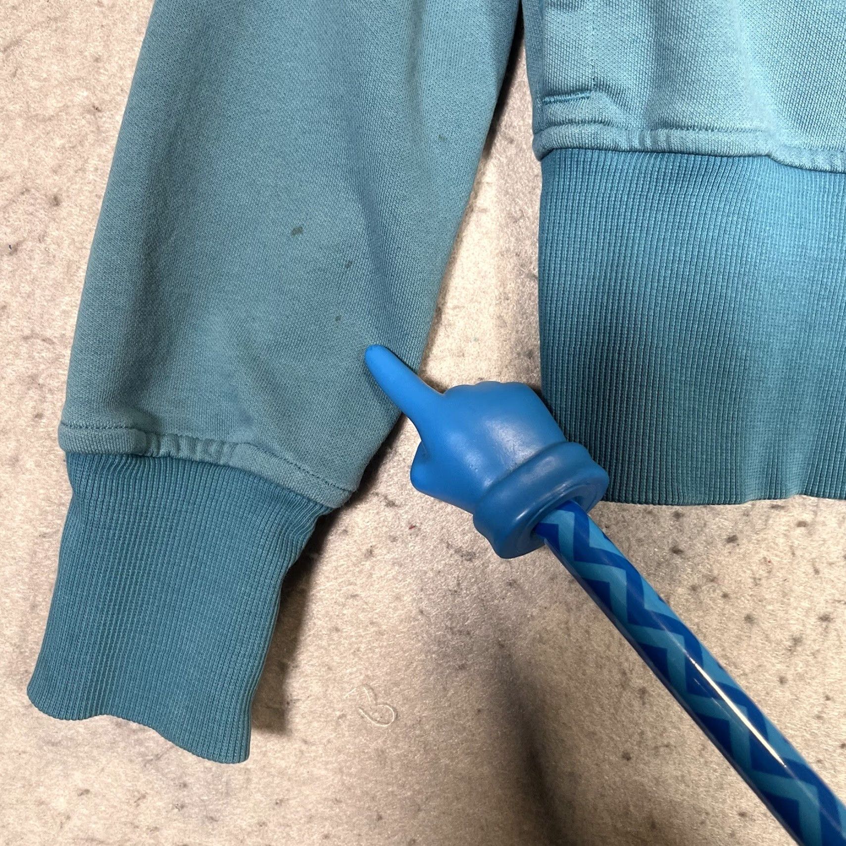 Puma Puma Full Zip Hoodie Sweatshirt Womens XS Teal Blue Spellout A1 Size XS / US 0-2 / IT 36-38 - 5 Thumbnail