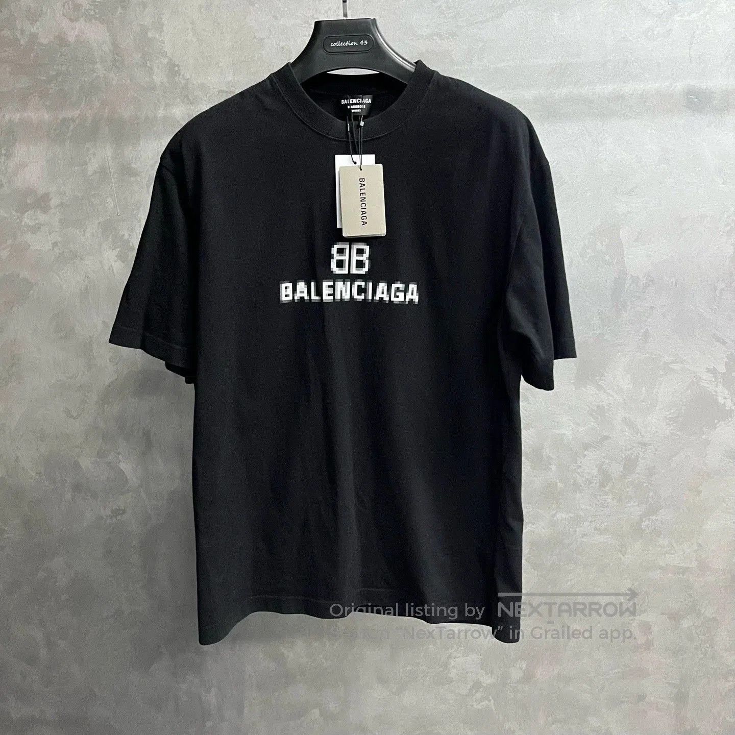 Balenciaga balenciaga black short sleeve logo t-shirt. Size US XS / EU 42 / 0 - 1 Thumbnail