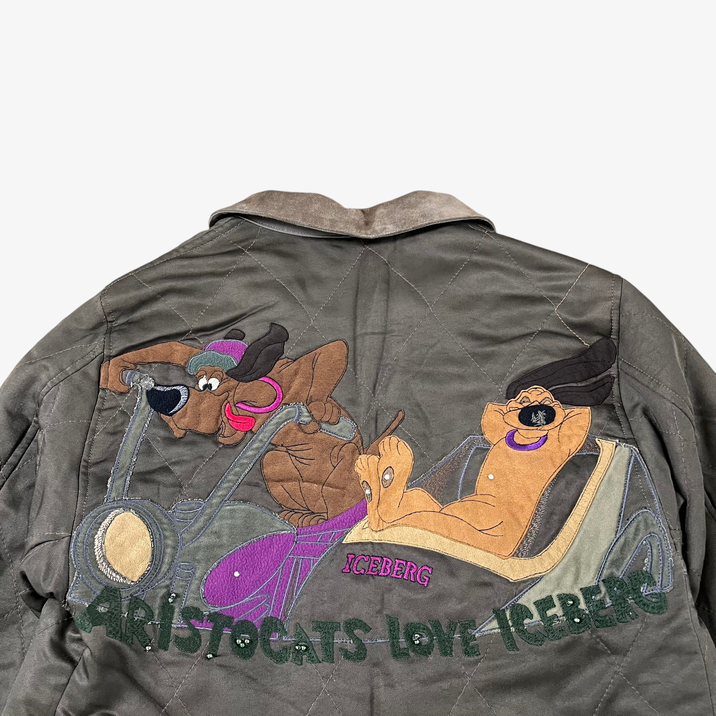 Iceberg Vintage 90s Women's Iceberg Disney Aristocats Bomber Jacket Size S / US 4 / IT 40 - 4 Thumbnail