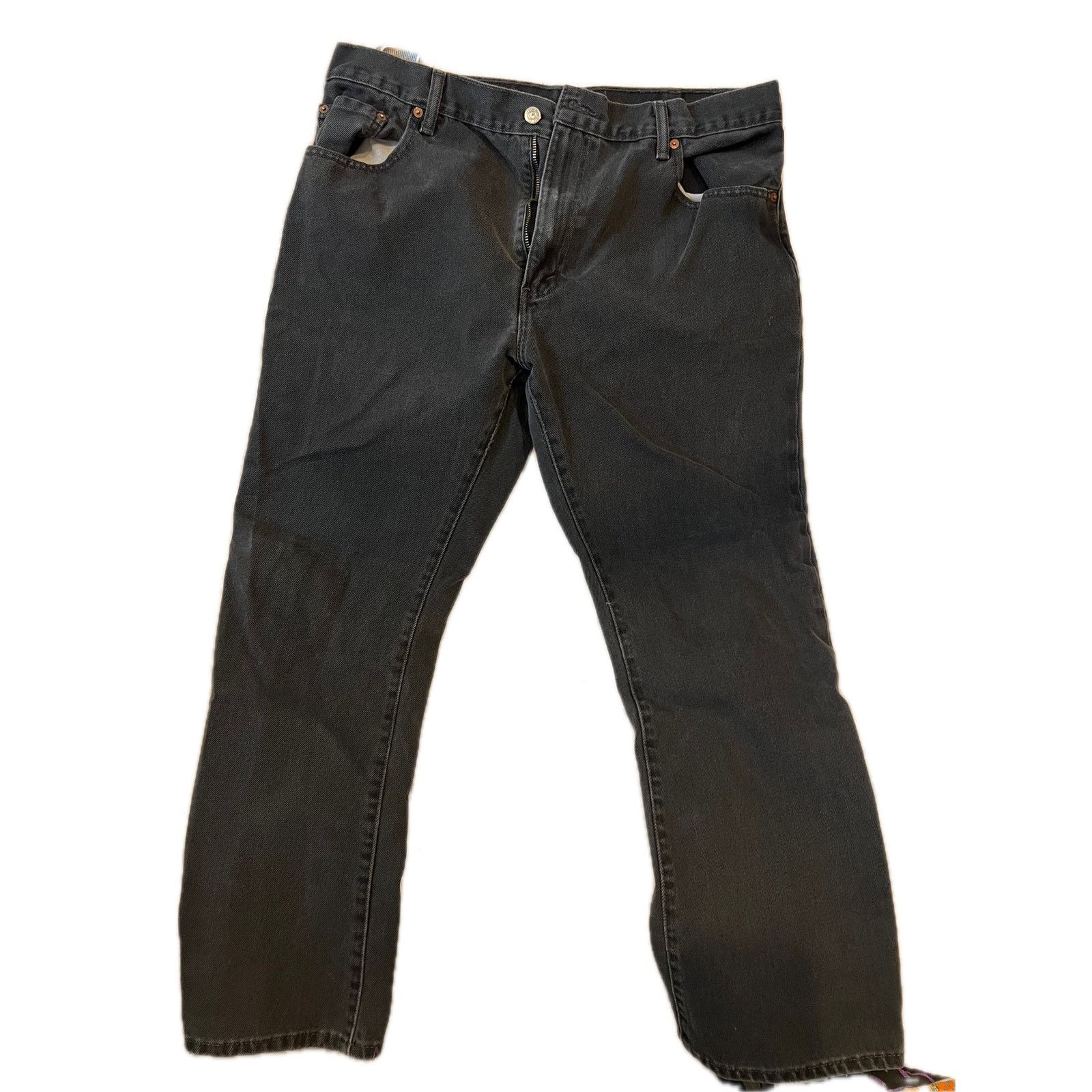 Levi's Levi's 517 Slim Boot Cut Black Jeans Mens 40x30 Size US 40 / EU 56 - 1 Thumbnail