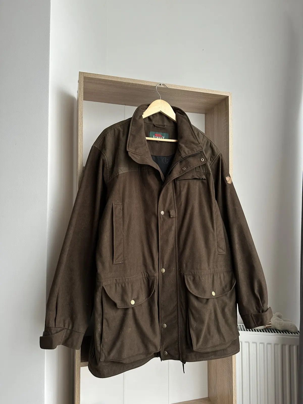 image of Fjallraven x Outdoor Life Vintage Fjallrawen Forest Hydratic Khaki Outdoor Jacket, Men's (Size XL)