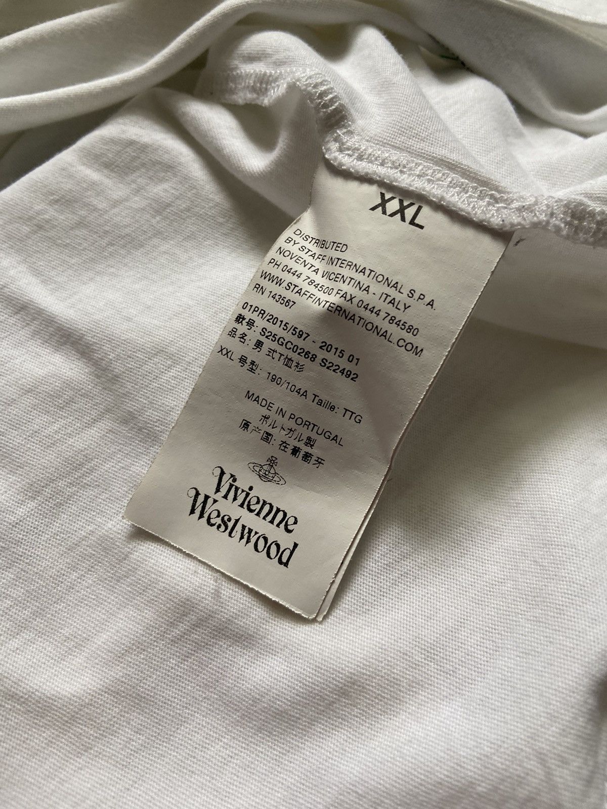 Vivienne Westwood VIVIENNE WESTWOOD MAN HE WHO LIVES BY THE SWORD TEE T-SHIRT Size US XXL / EU 58 / 5 - 9 Thumbnail