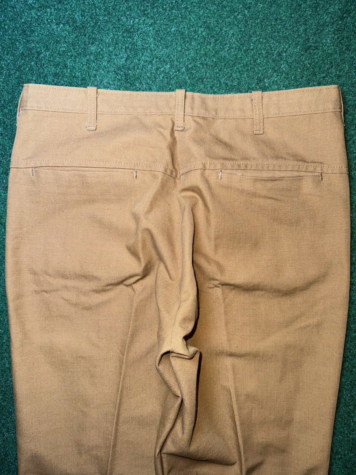 Sears × Vintage Vintage 70s Sears Perma Prest Talon Zipper Biege Trousers Size US 32 / EU 48 - 5 Thumbnail