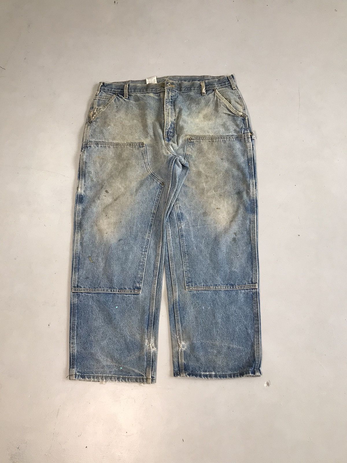 Carhartt Vintage sunfade double knee denim Size US 42 / EU 58 - 1 Thumbnail