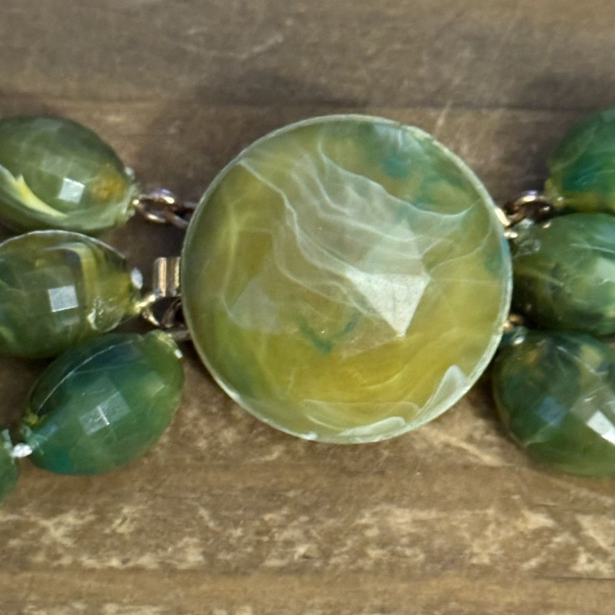 Vintage Vintage green beaded layered necklace Size ONE SIZE - 5 Thumbnail