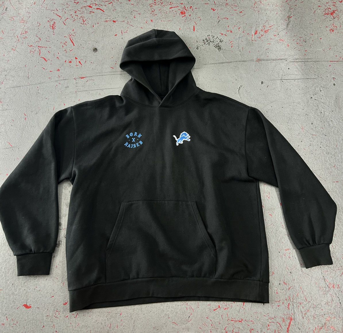 Born X Raised Born x Raised Detroit Lions Pullover Hoodie Size 3XL Size US XXL / EU 58 / 5 - 4 Thumbnail