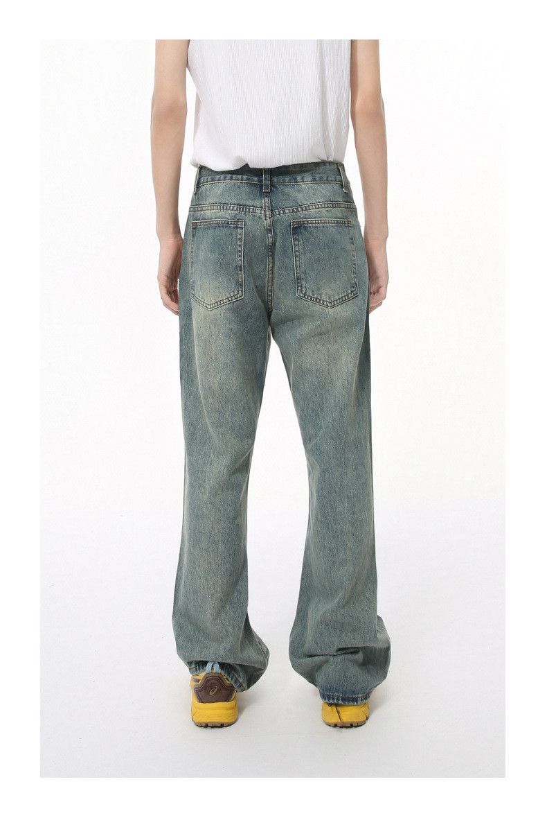 Japanese Brand × Jean Vintage distressed washed versatile casual flared jeans Size US 32 / EU 48 - 6 Thumbnail