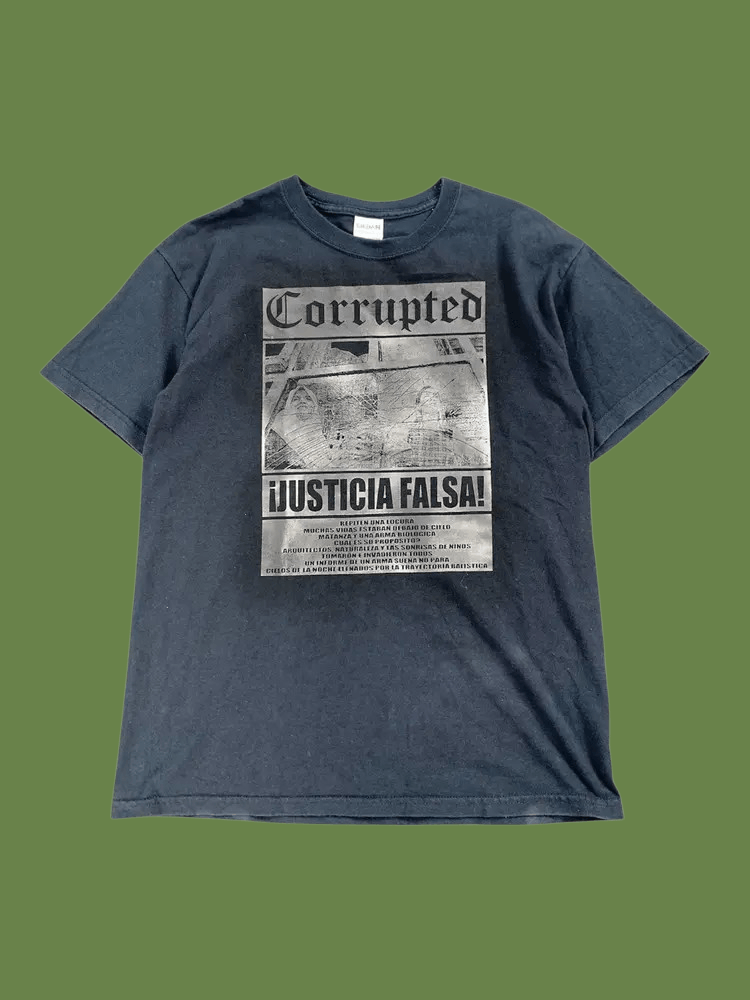Band Tees Vintage 2000s Corrupted Justicia Falsa Doom Band Tees Size US M / EU 48-50 / 2 - 1 Thumbnail