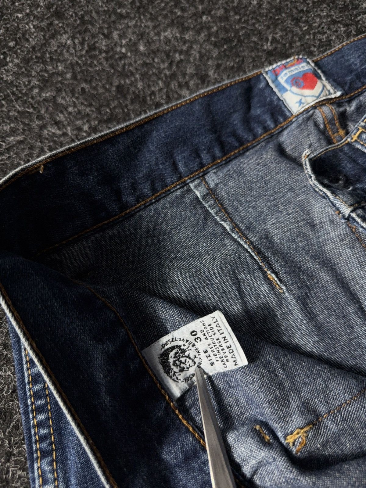 Diesel × If Six Was Nine × Vintage Vintage Y2K Diesel Industry Jeans baggy denim pants Size 30" / US 8 / IT 44 - 8 Thumbnail