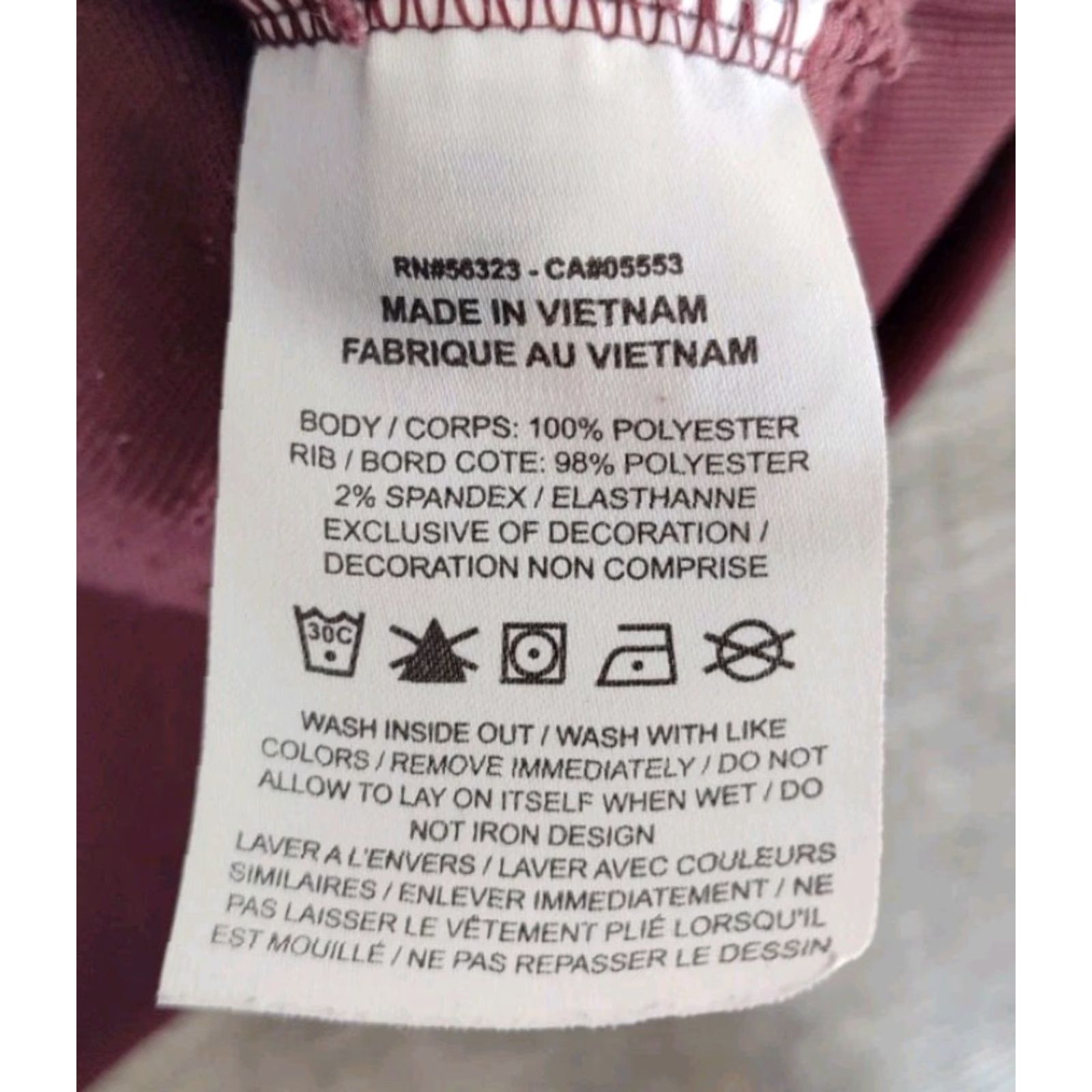 Nike Nike Women’s Plush Mod Crop Crewneck Sweatshirt Center Swoosh Burgundy Size M Size M / US 6-8 / IT 42-44 - 7 Thumbnail