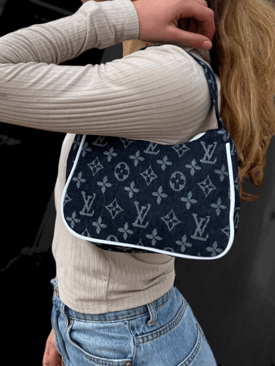 Other UK Mini Denim Reworked Hobo Shoulder bag Size ONE SIZE - 2 Thumbnail