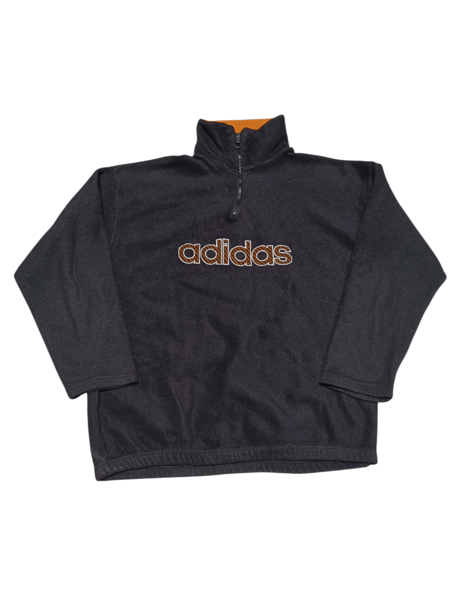 Adidas ADIDAS VINTAGE FLEECE BIG LOGO EMBROIDERED 1/3 SWEATSHIRT Size US L / EU 52-54 / 3 - 1 Thumbnail
