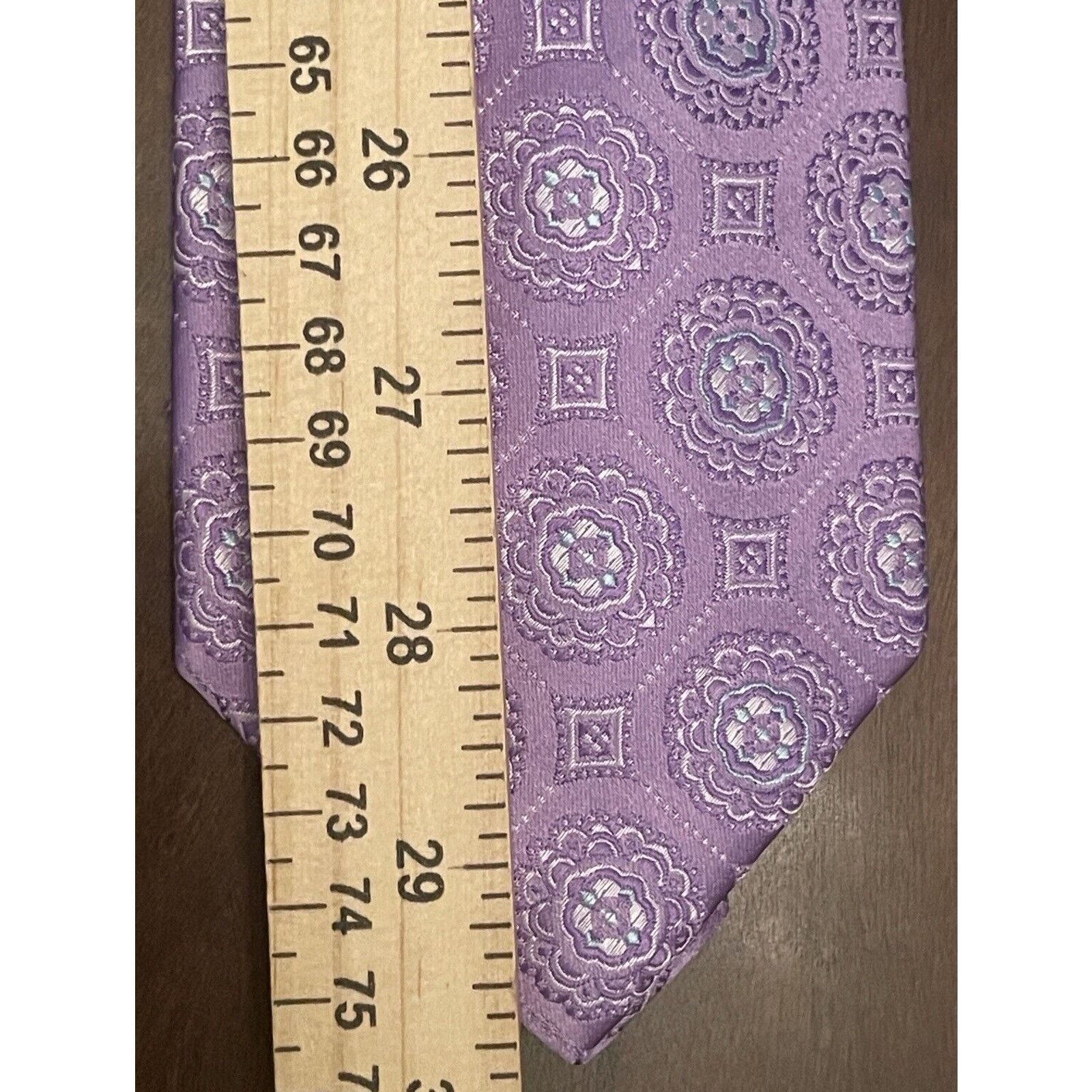 Jones New York Jones New York Purple Blue 100% Silk Made In China Size ONE SIZE - 5 Thumbnail