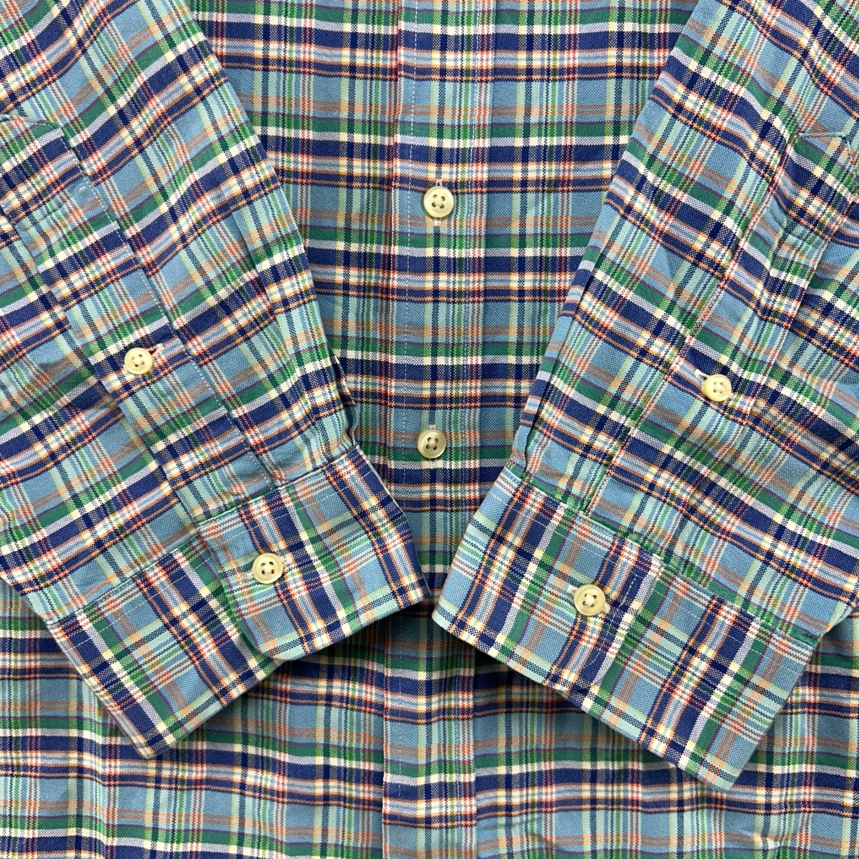 Ralph Lauren Ralph Lauren Shirt Men 2XL Button-Up Long Sleeve Plaid Multicolor Cotton Blue Green White Orange Button Down Size US XXL / EU 58 / 5 - 2 Thumbnail