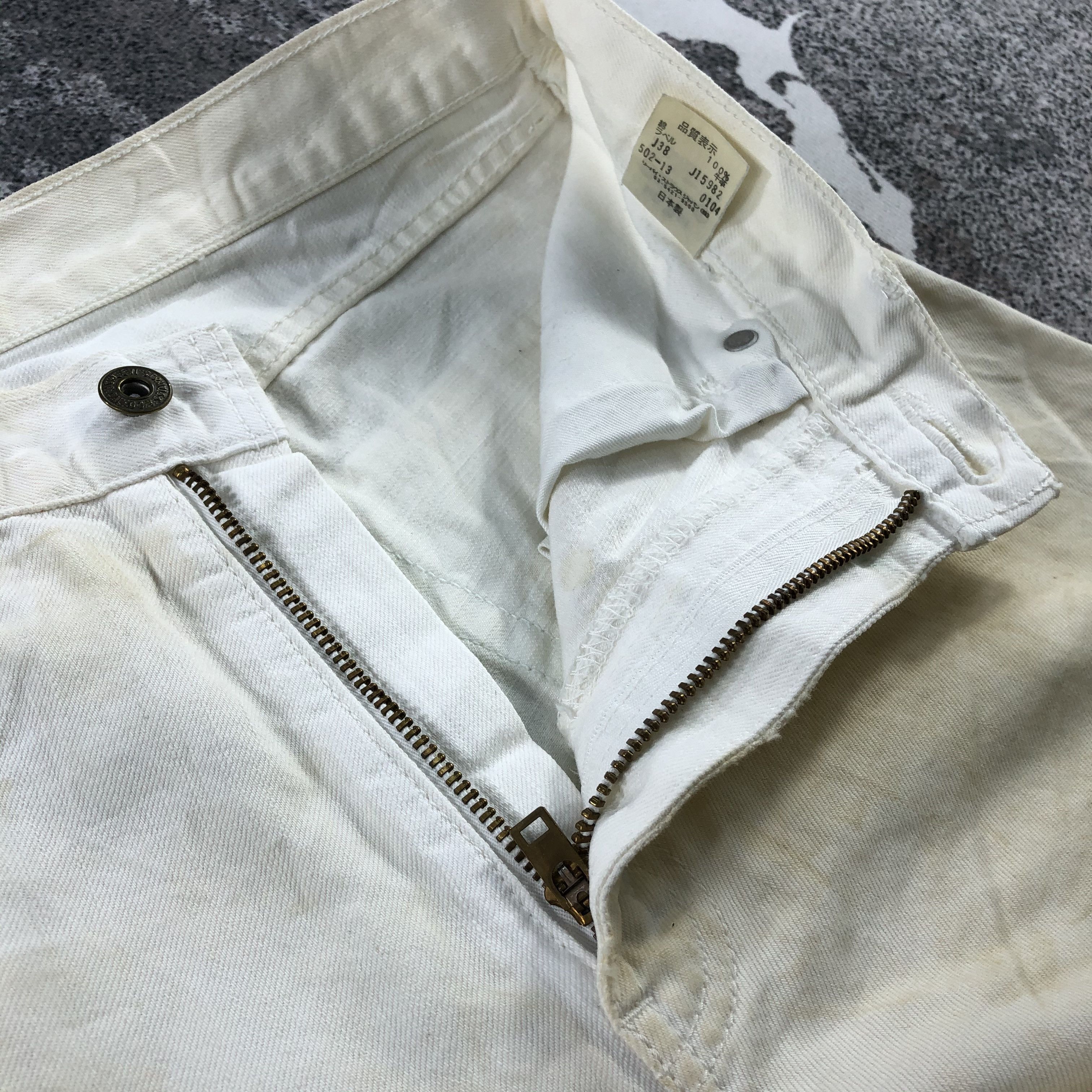 Levi's Vintage Levi's 502 Jeans Distress Dirty Wash Denim KJ890 Size US 32 / EU 48 - 13 Thumbnail