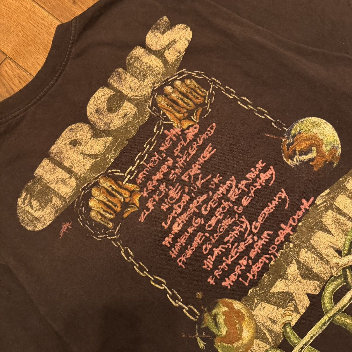 Travis Scott Travis Scott Utopia Circus Maximus Europe Tour 2024 Tee Size US XL / EU 56 / 4 - 6 Thumbnail