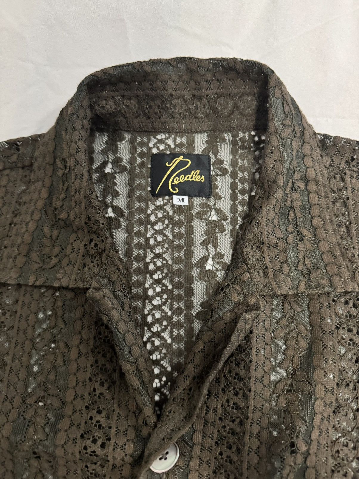 Needles Needles Cabana Shirt - Stripe Lace Size US M / EU 48-50 / 2 - 3 Thumbnail