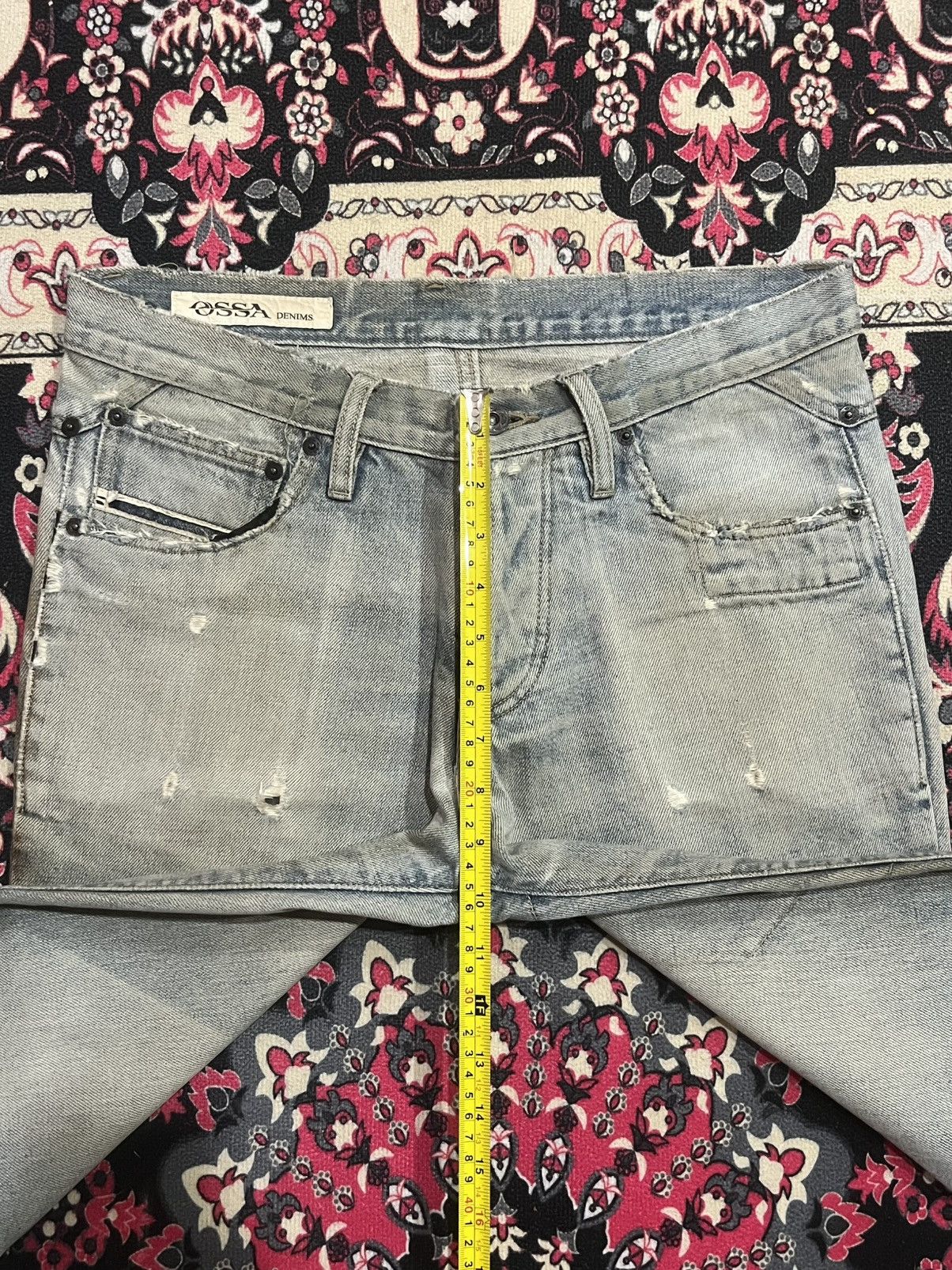 BUFFALO BOBS × GOSTAR DE FUGA × Japanese Brand ⚡️Streetwear⚡️Vintage Japanese Brand Ossa Denim Ash Blue Jeans Size US 32 / EU 48 - 14 Thumbnail